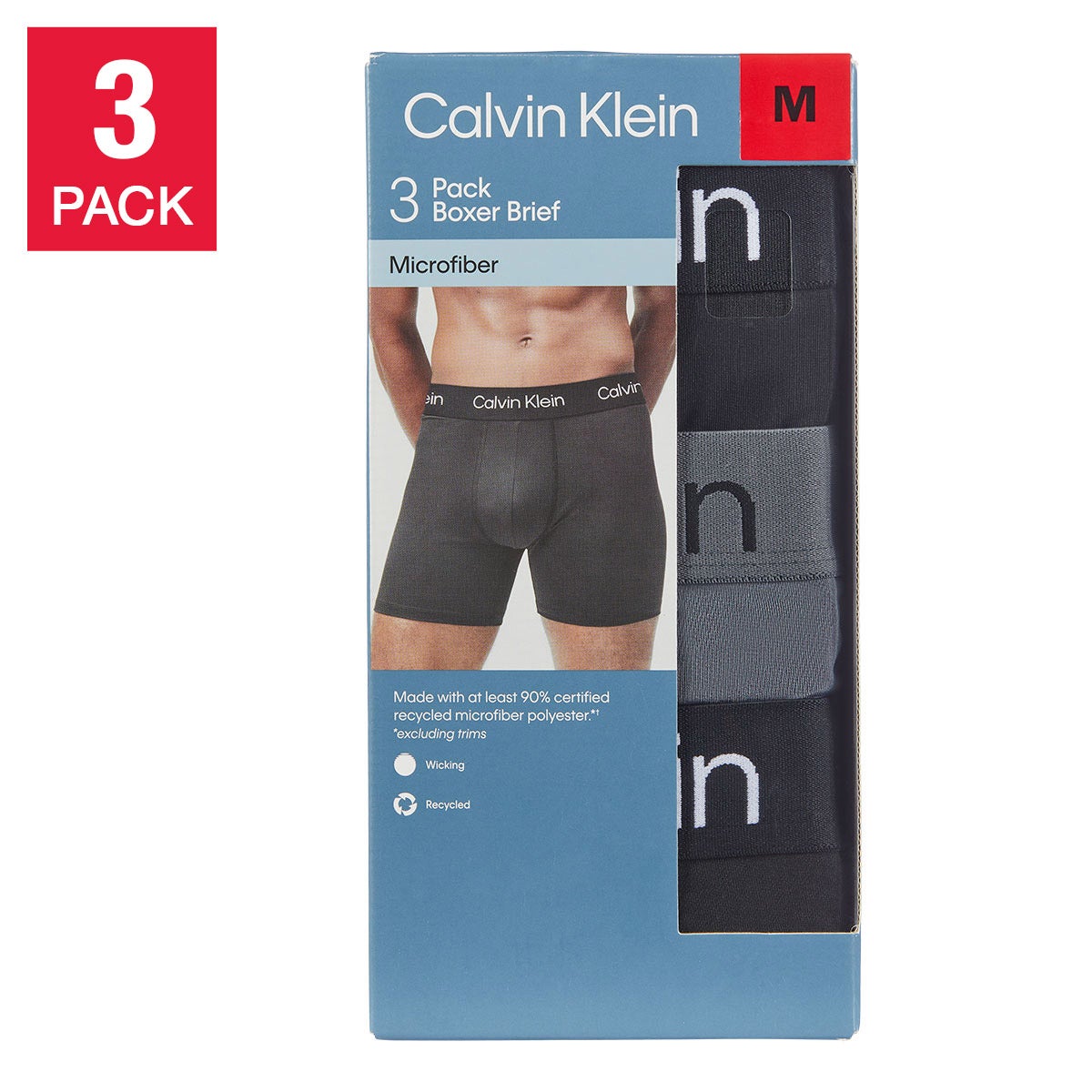 CALVIN KLEIN + MEN'S BOXER BRIEF 3PK - Image 1