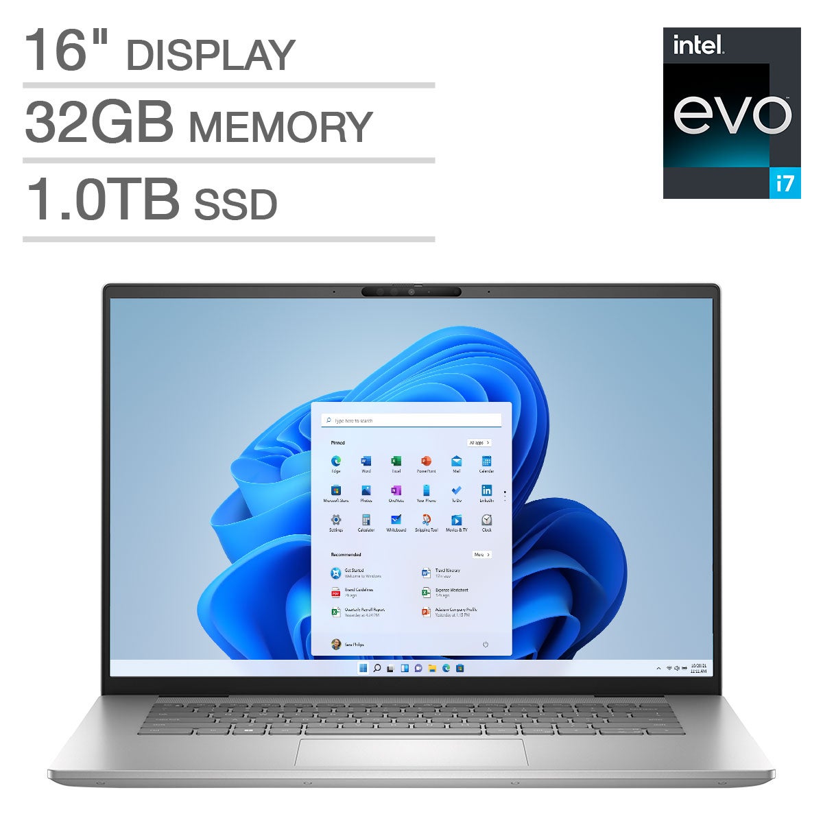 DELL I7630 16¨ INSPIRON LAPTOP INTEL EVO PLATFORM > - Image 1