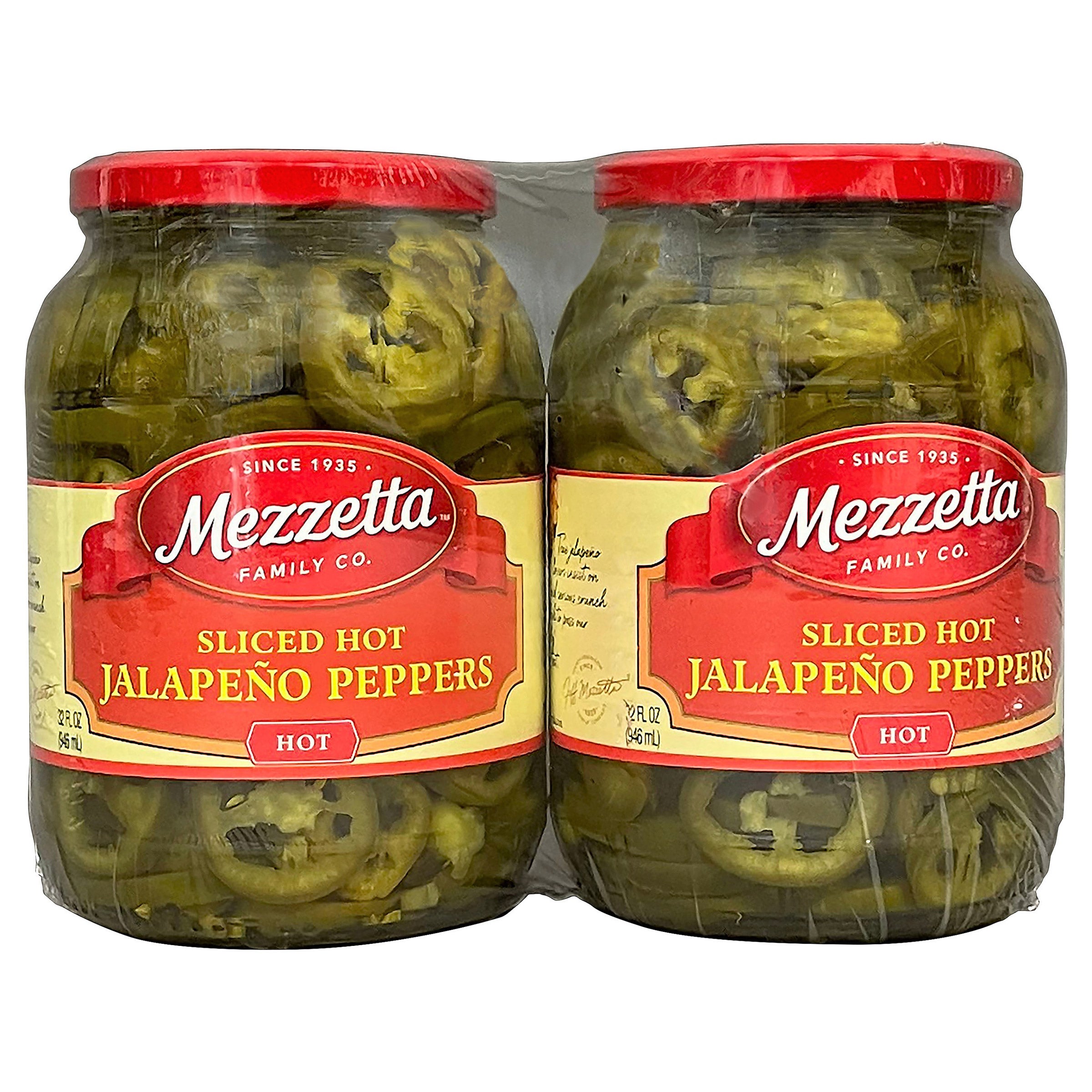 MEZZETTA SLICED JALAPENO 2 PACK 32 OUNCES EACH