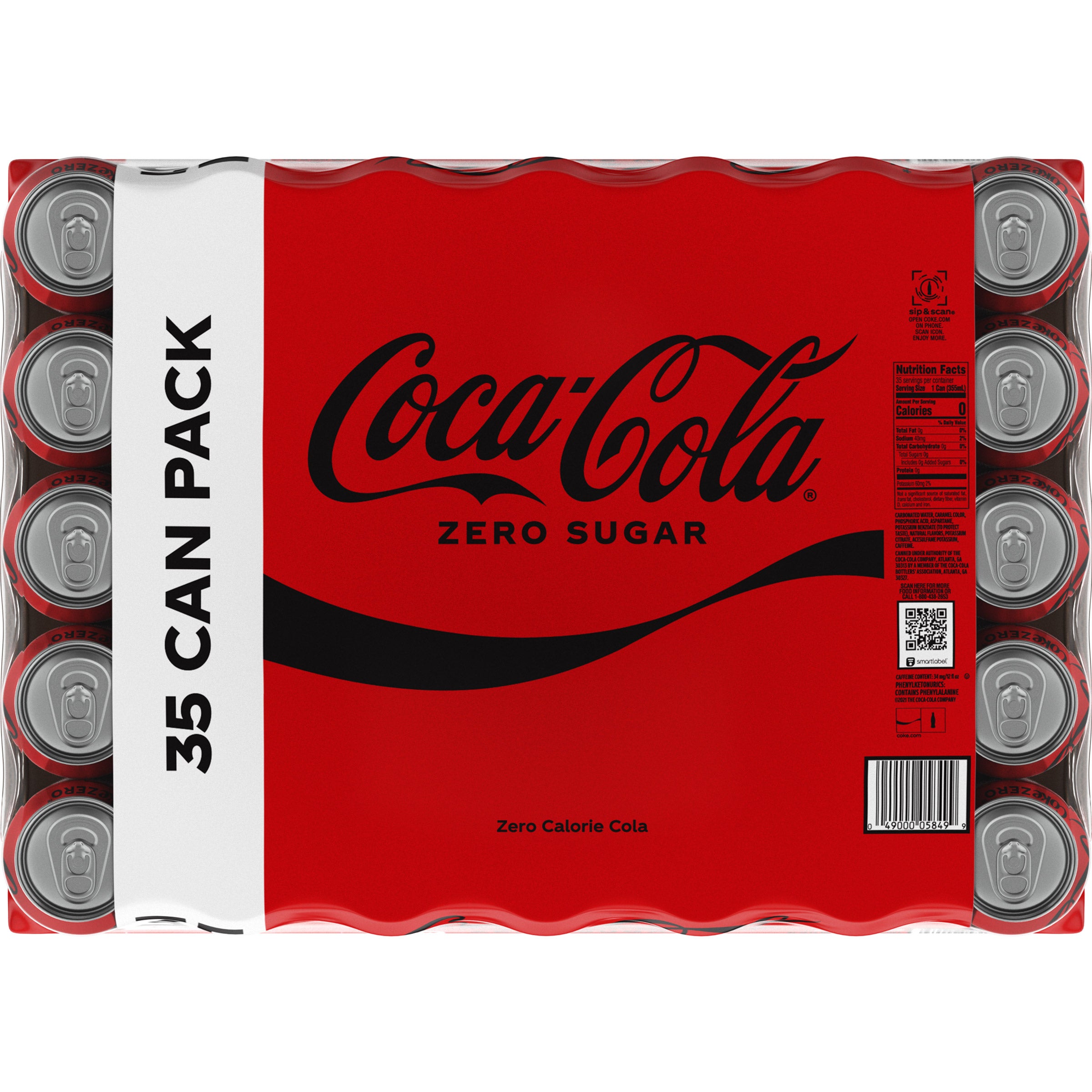 COKE ZERO SUGAR 35 CT / 12 OZ