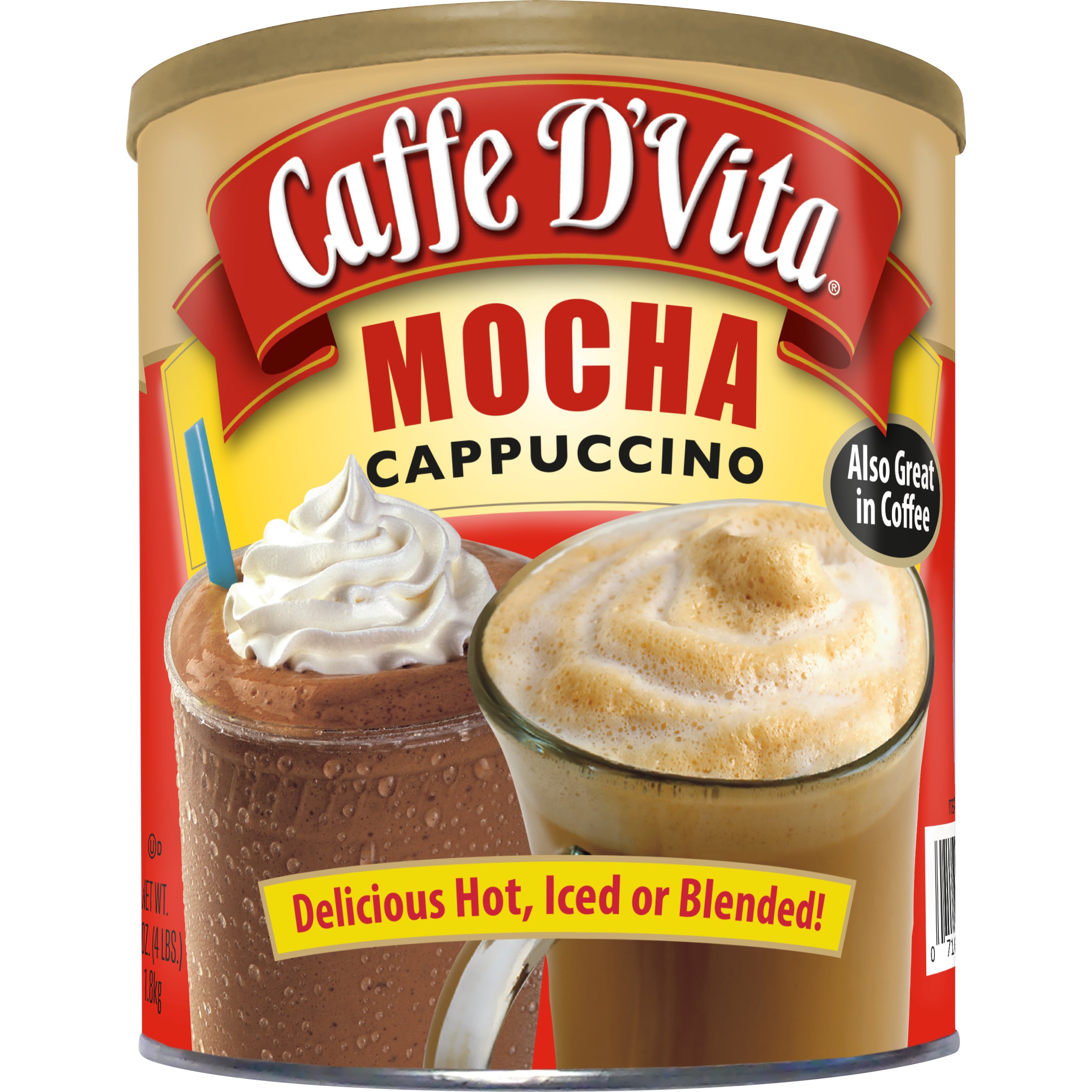 CAFFE D'VITA MOCHA CAPPUCCINO 4 LB