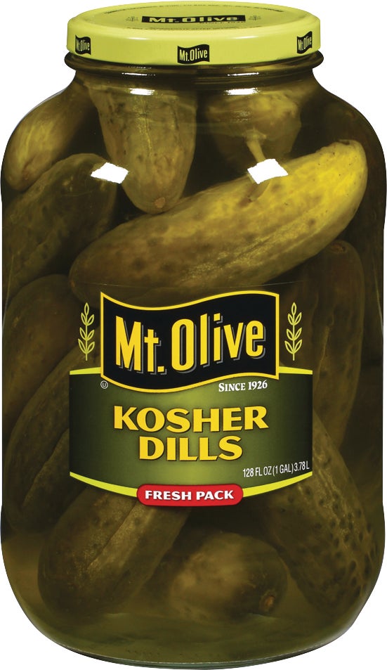 MT. OLIVE WHOLE KOSHER DILLS 1 GAL