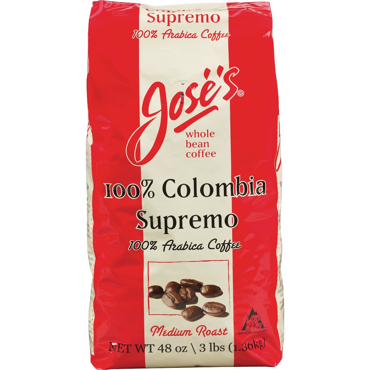 JOSE'S 100% COLOMBIAN SUPREMO COFFEE 3 LBS - Image 1