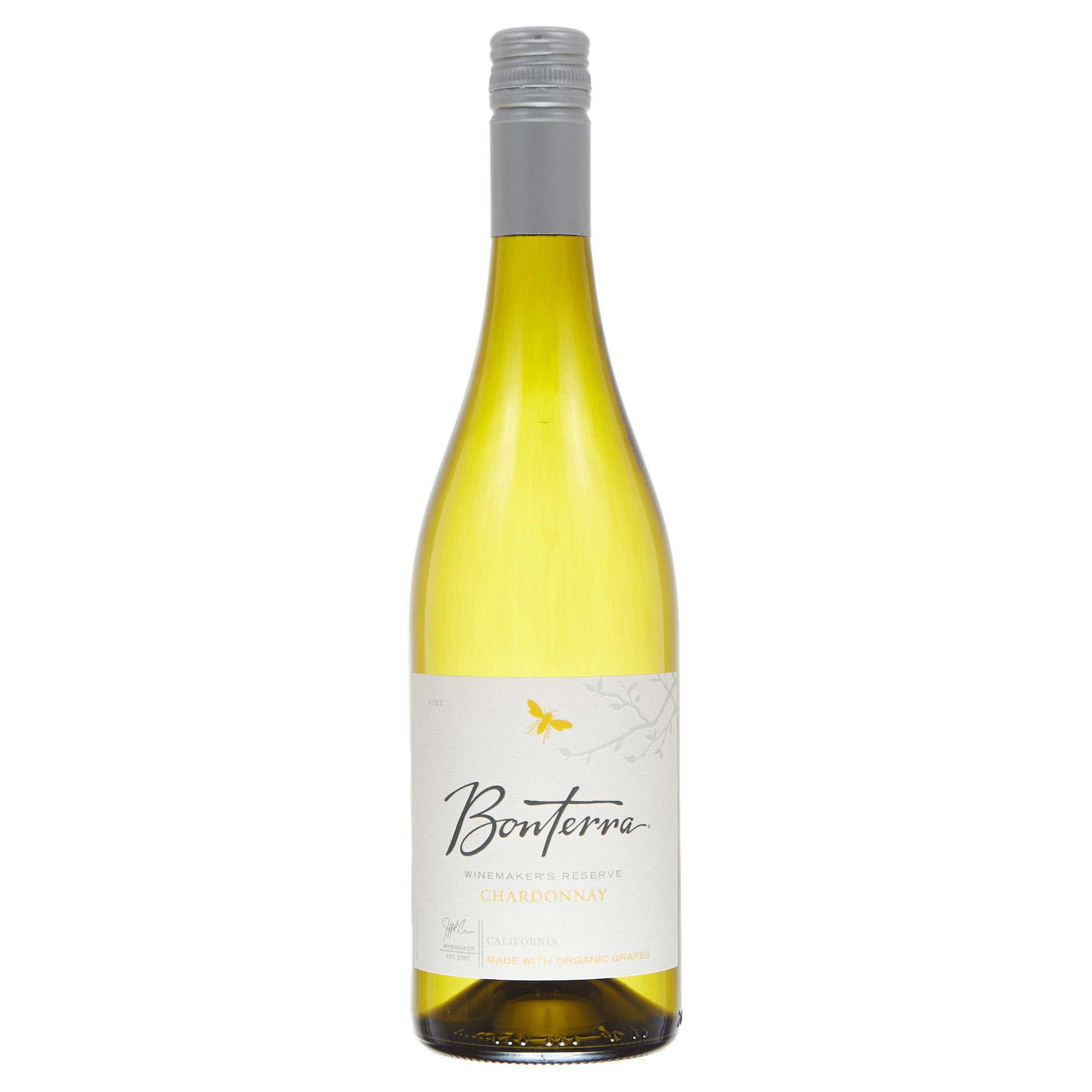 BONTERRA CHARDONNAY MADE W/ ORGANIC GRAPES MENDOCINO 750 ML