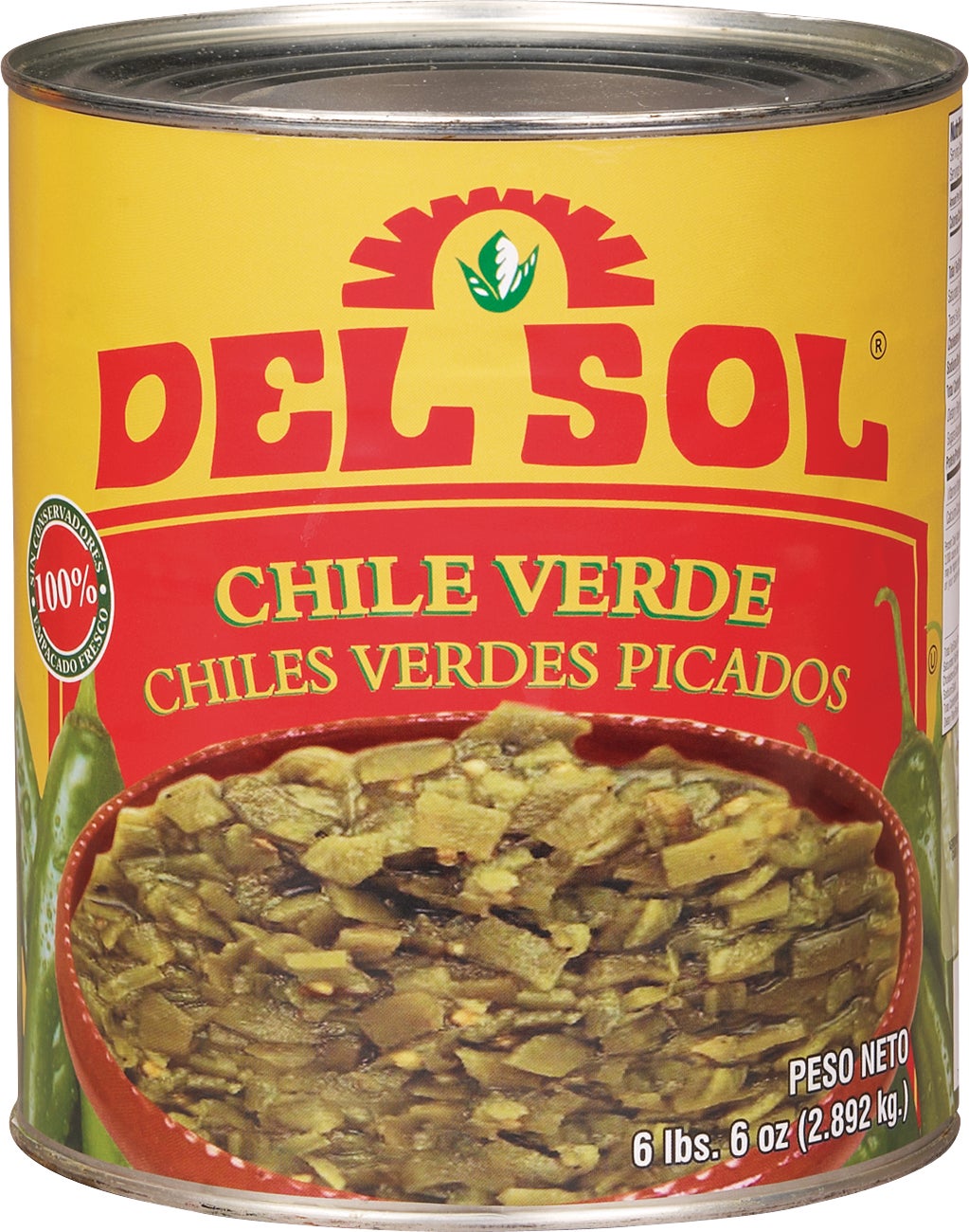 DEL SOL GREEN CHILES #10 CAN
