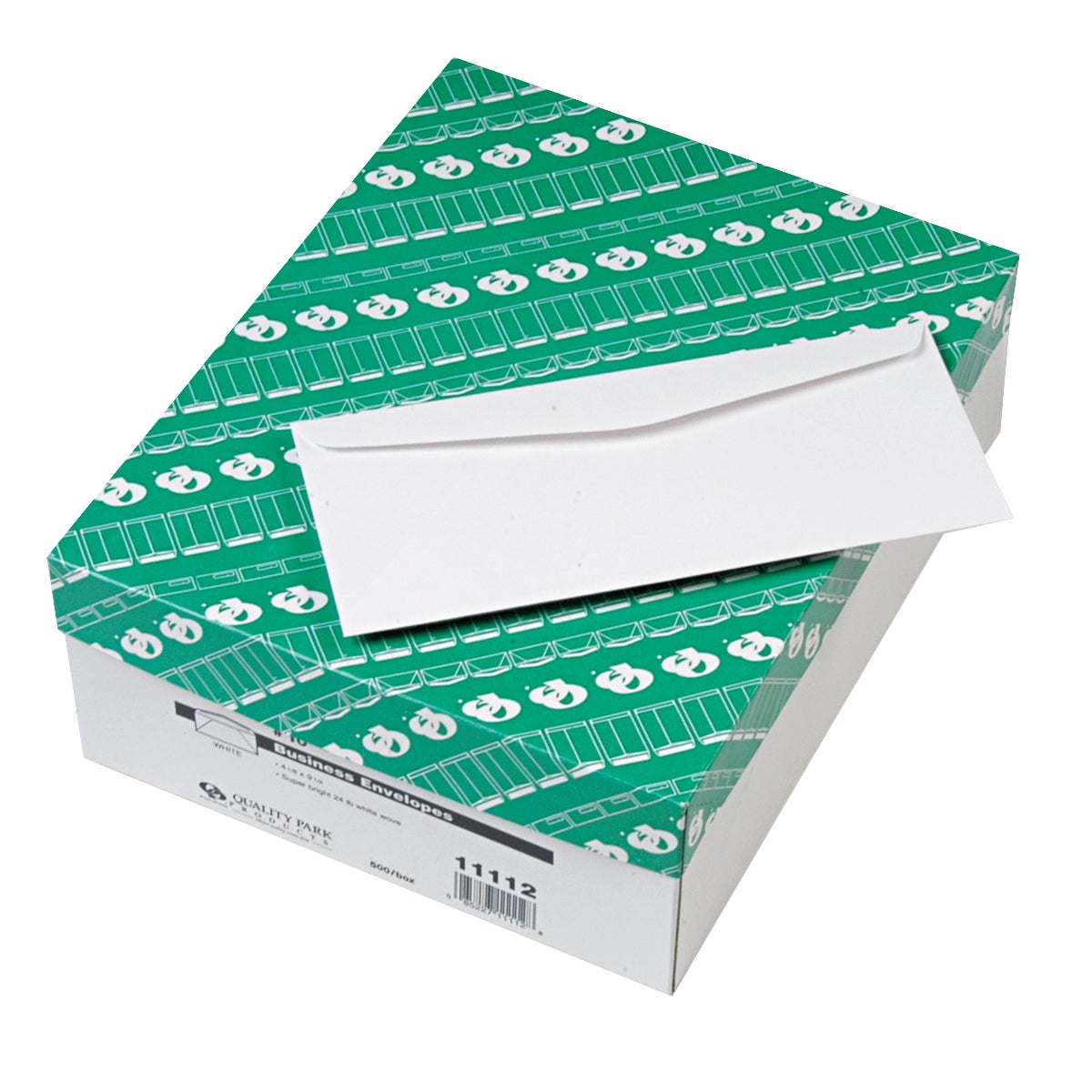 QUALITY PARK #1112 BUSINESS ENVELOPES #10 WHITE 500 CT