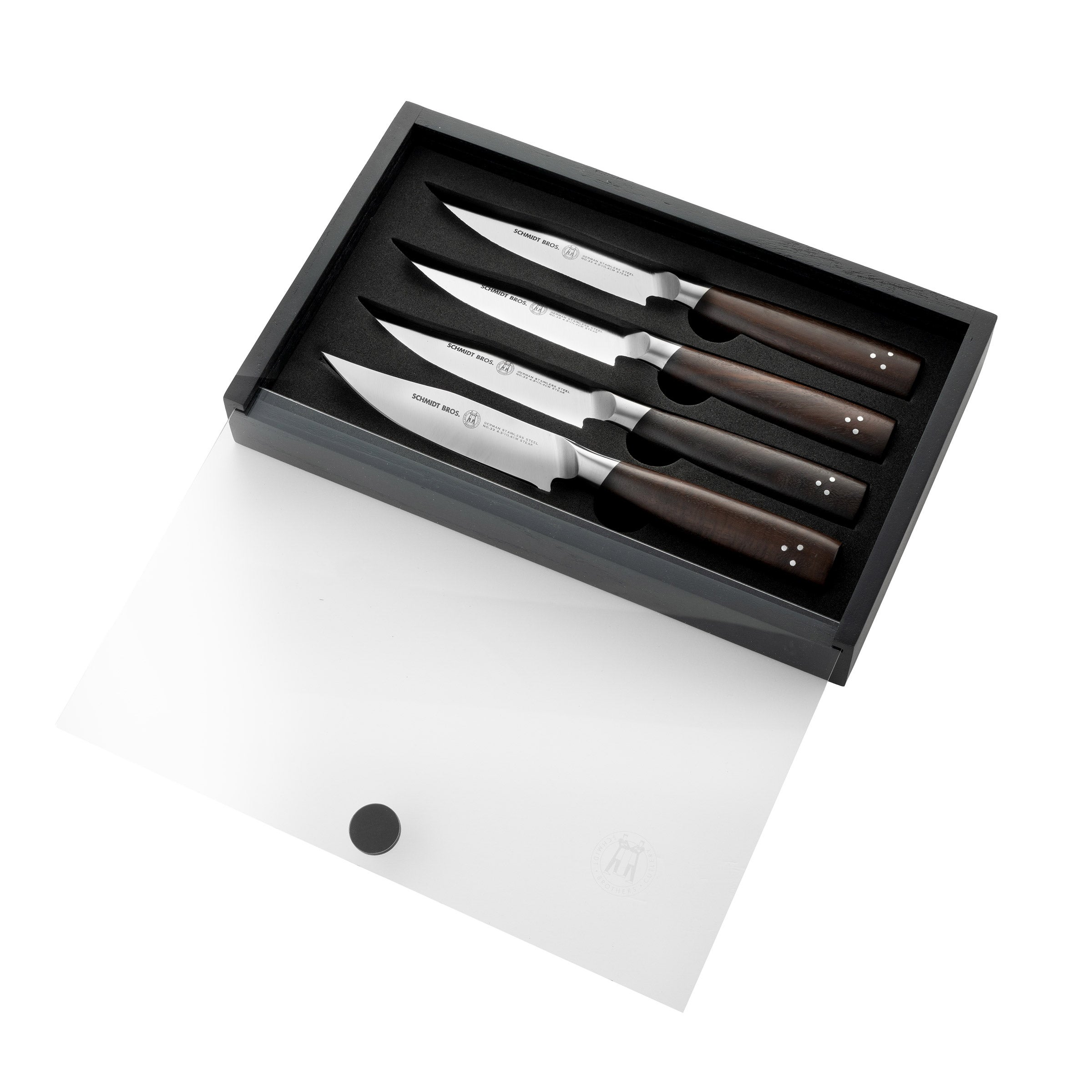 SCHMIDT BROTHERS 4 PIECE STEAK KNIFE SET - Image 1