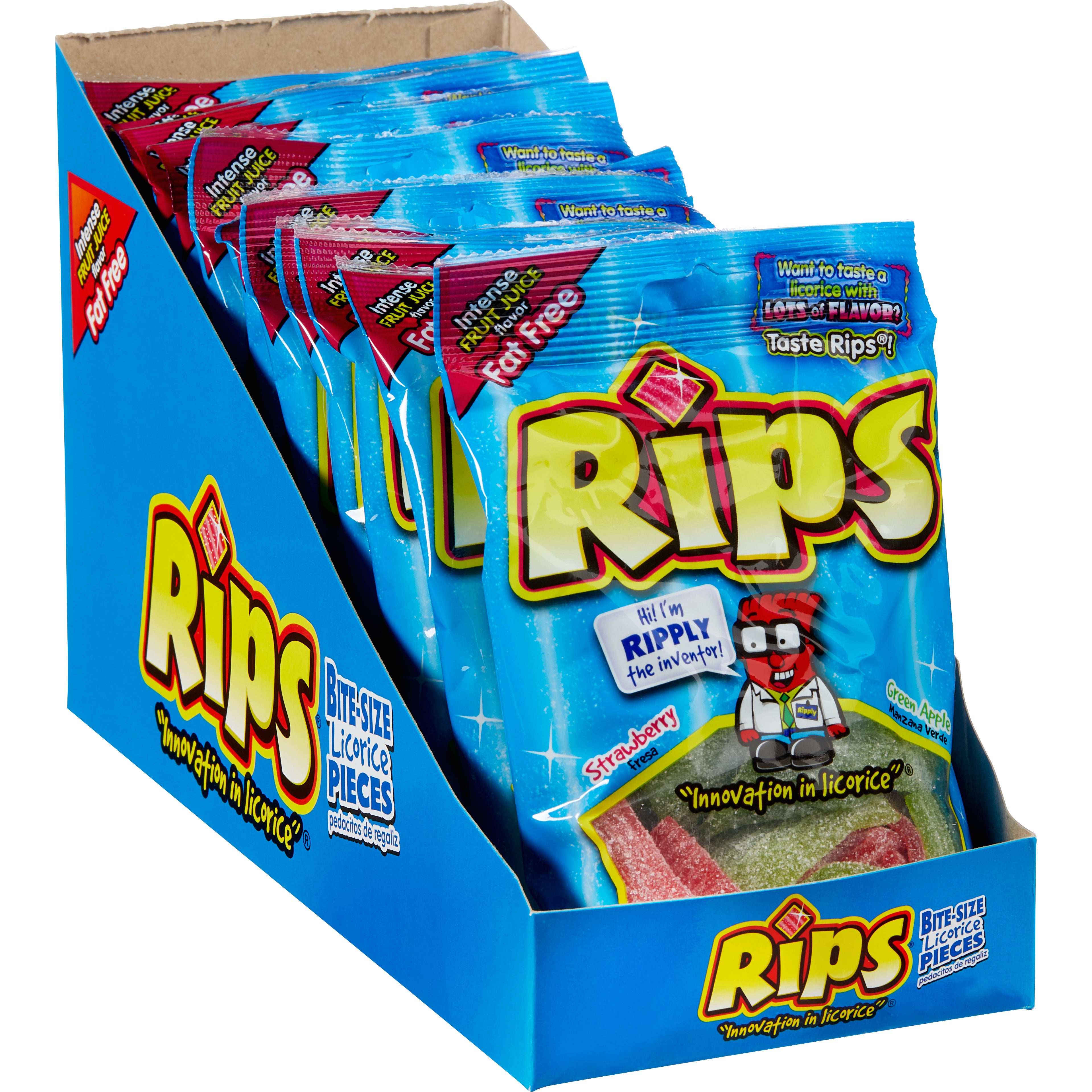 RIPS BITE SIZE LICORICE 12CT/4OZ