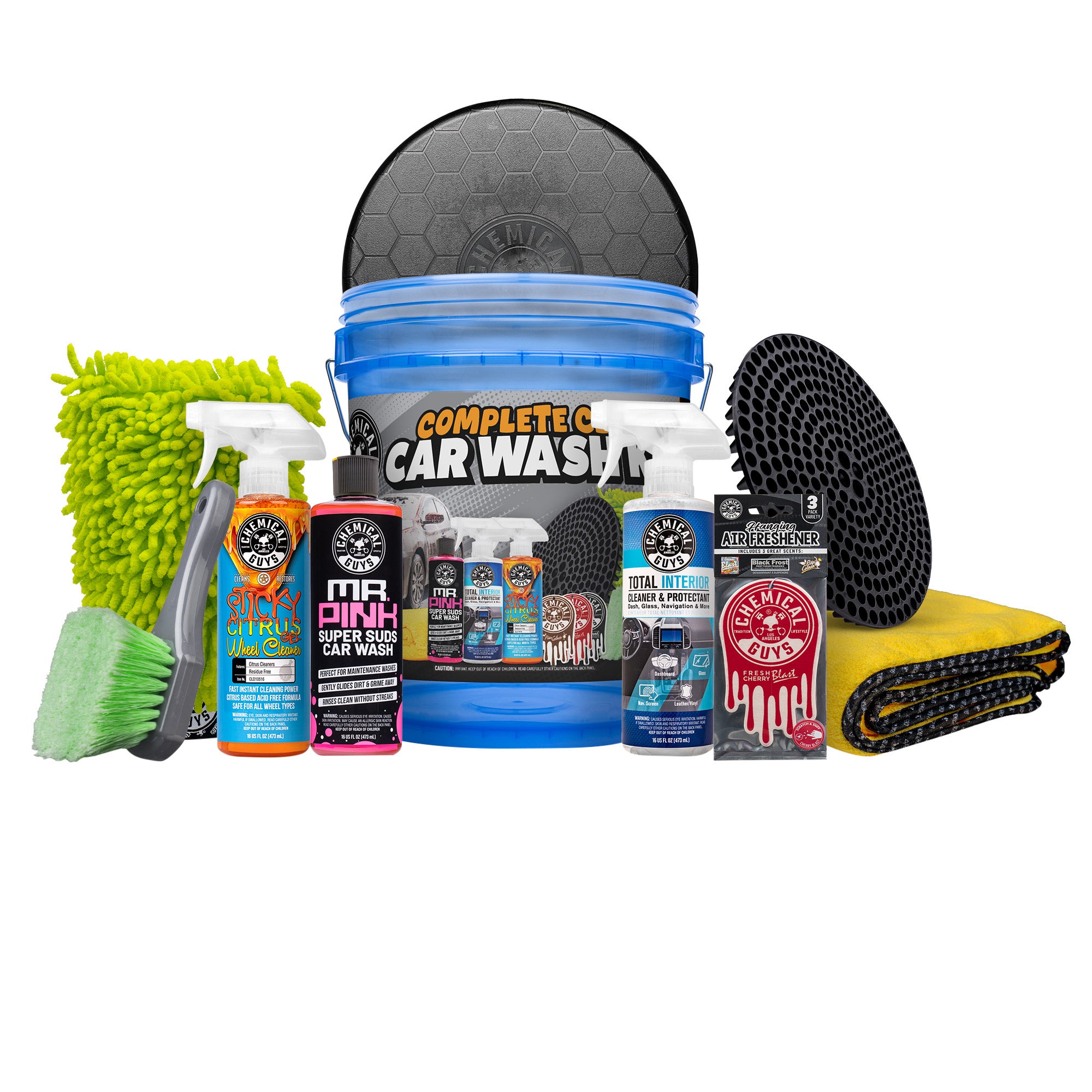 CHEMICAL GUYS COMPLETE CLEAN 12PC CAR WASH KIT