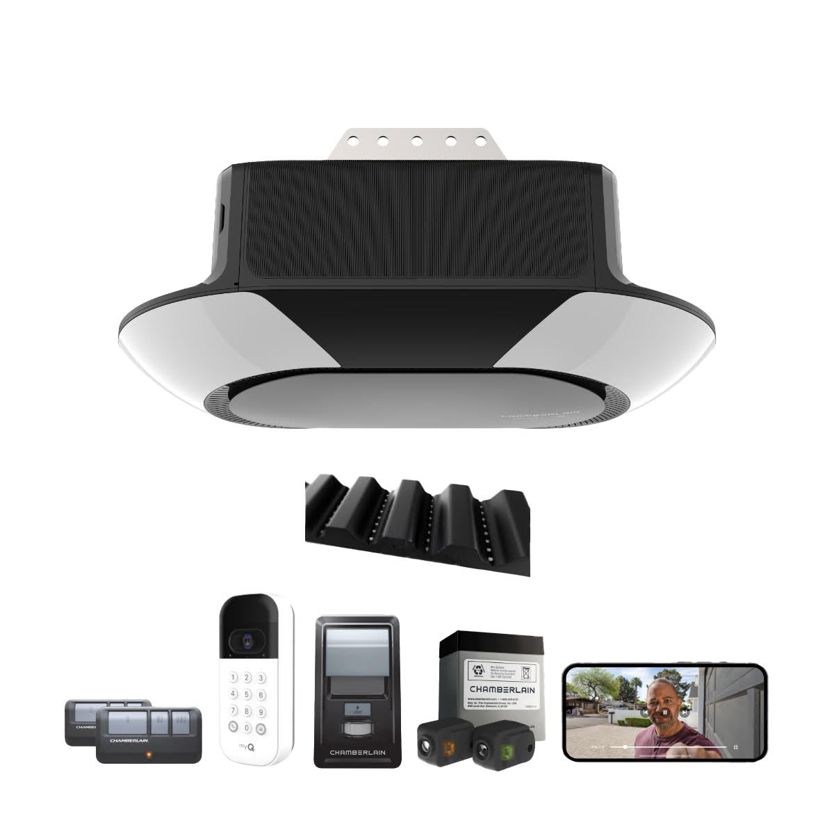 CHAMBERLAIN SMART GARAGE DOOR OPENER - Image 1