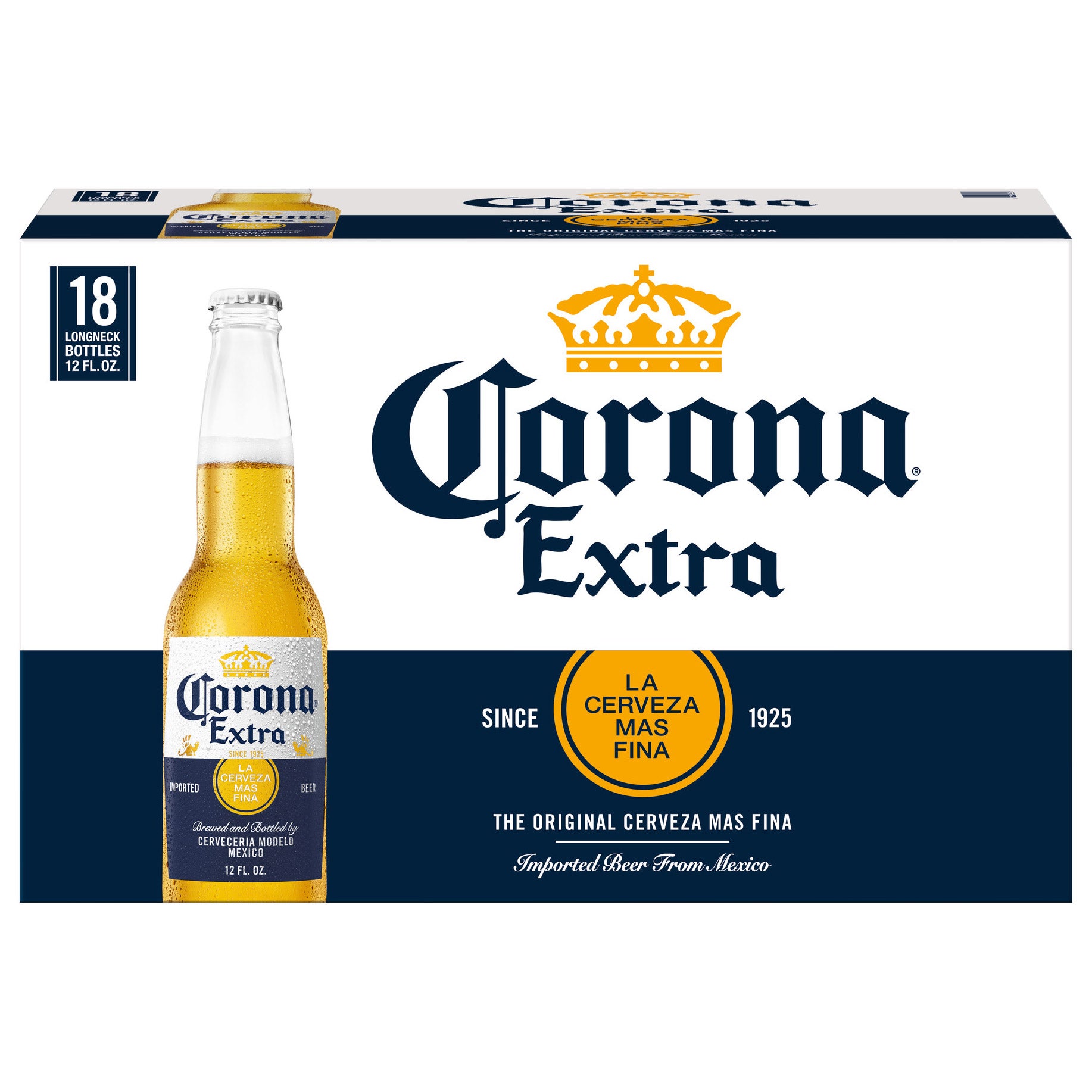 CORONA EXTRA 18/12 OZ BOTTLES