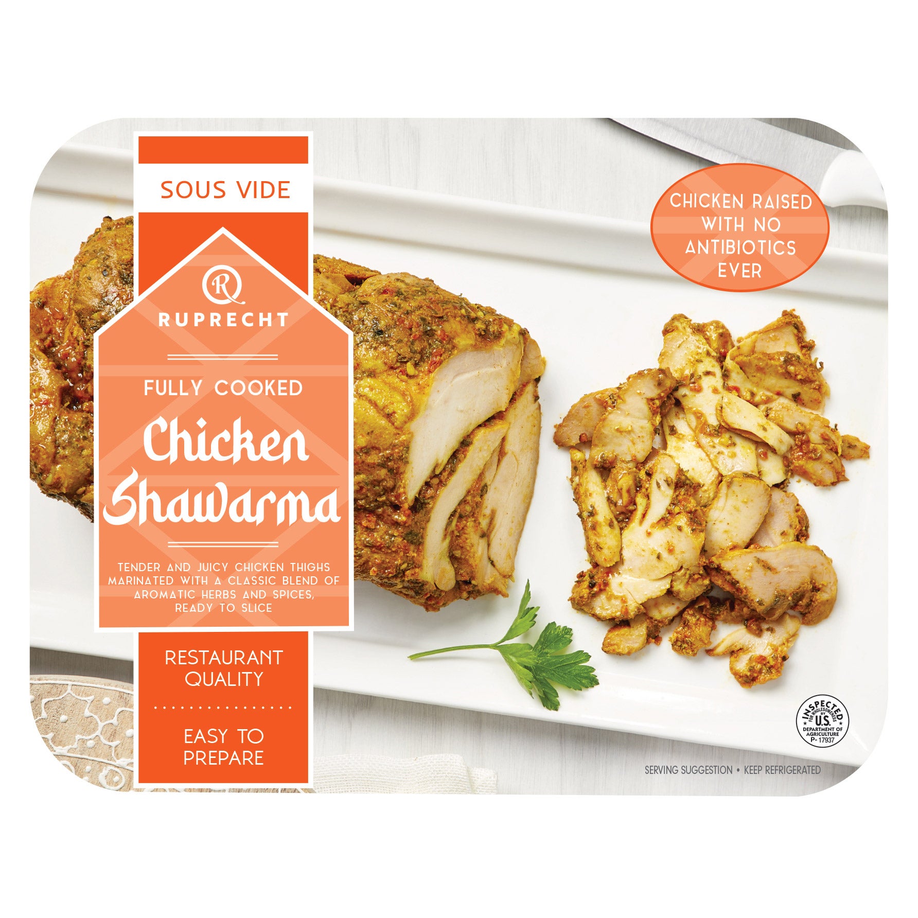 RUPRECHT ABF CHICKEN SHAWARMA PER LB