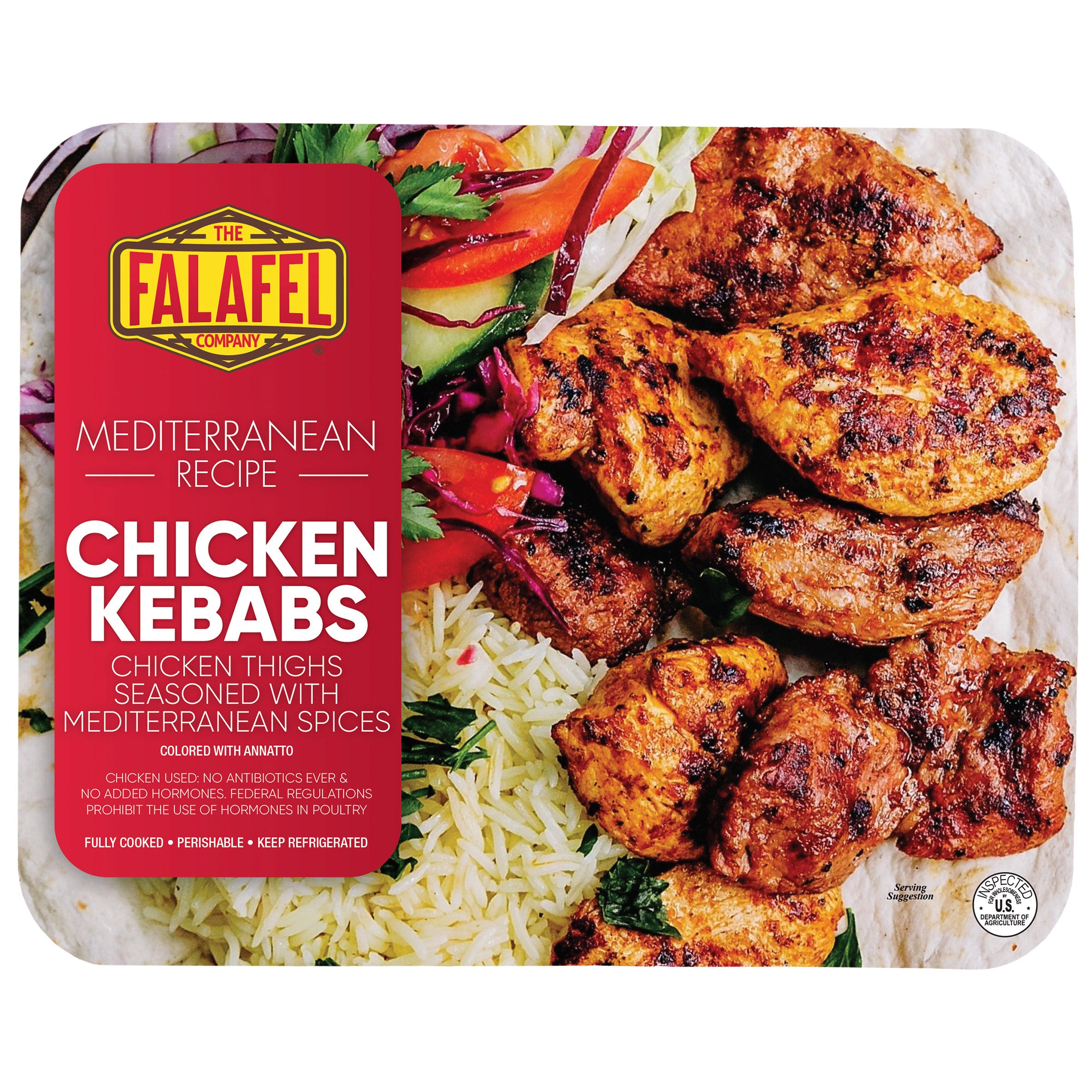 THE FALAFEL COMPANY CHICKEN KEBABS PRICE PER POUND