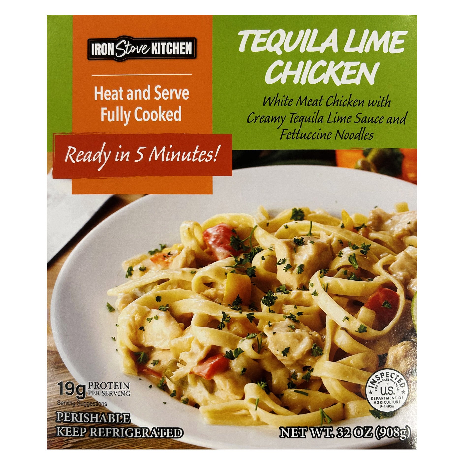 IRON STOVE KITCHEN TEQUILA CHICKEN PASTA 32 OZ - Image 1