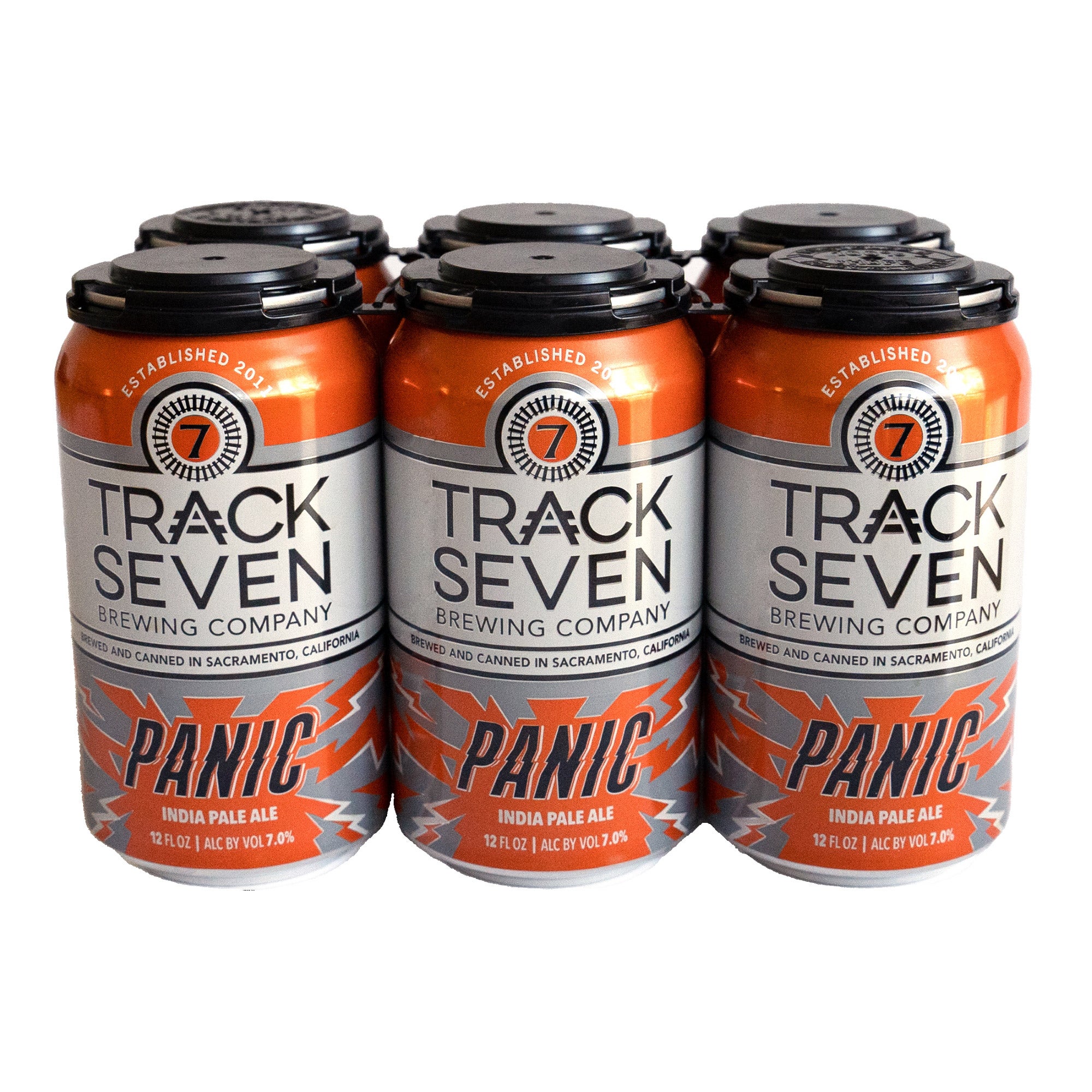 TRACK 7 BREWING PANIC IPA SACRAMENTO 6/12OZ CANS