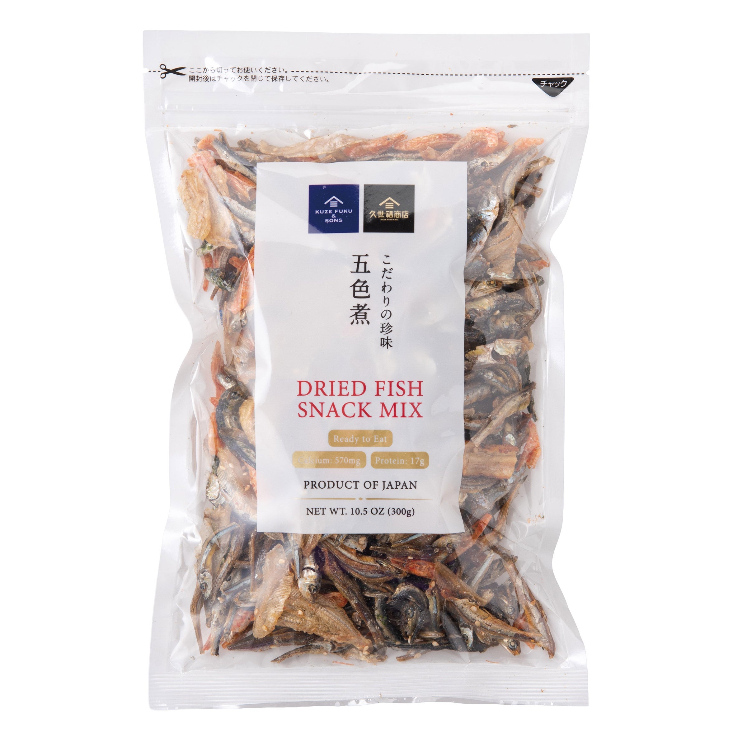 KUZE FUKU & SON DRIED FISH MIX 10.58 OUNCES - Image 1