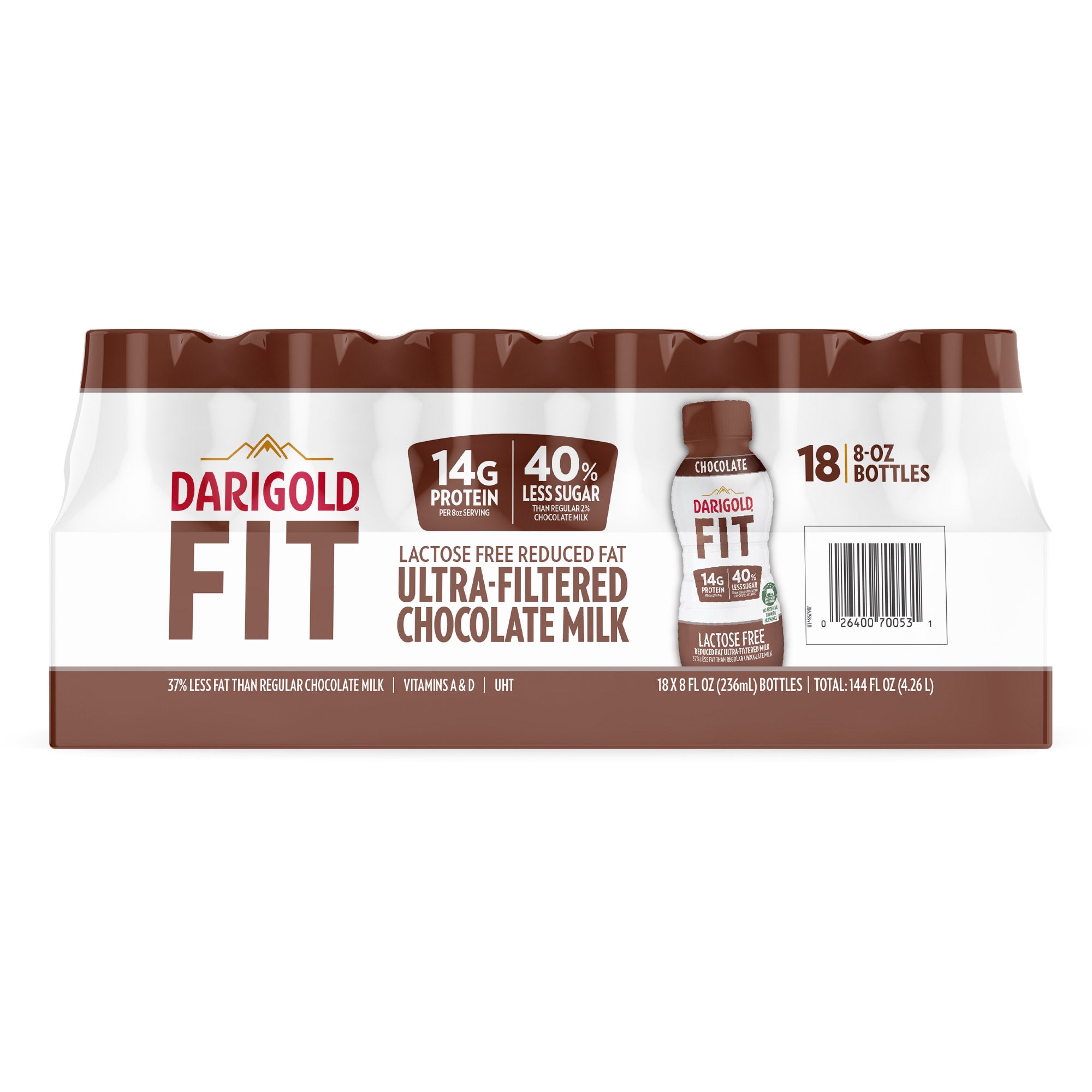 DARIGOLD FIT CHOCOLATE MILK 18/8 OZ