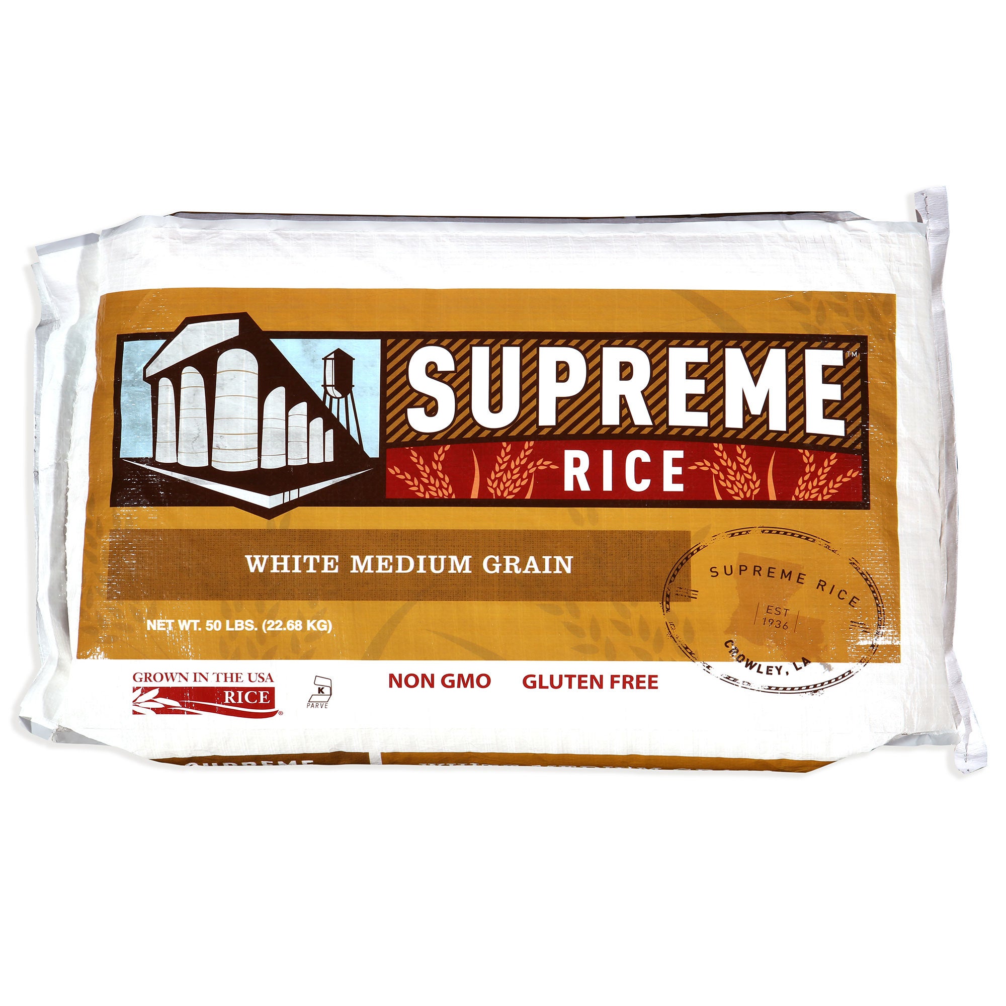 SUPREME RICE MEDIUM GRAIN RICE 50 LB