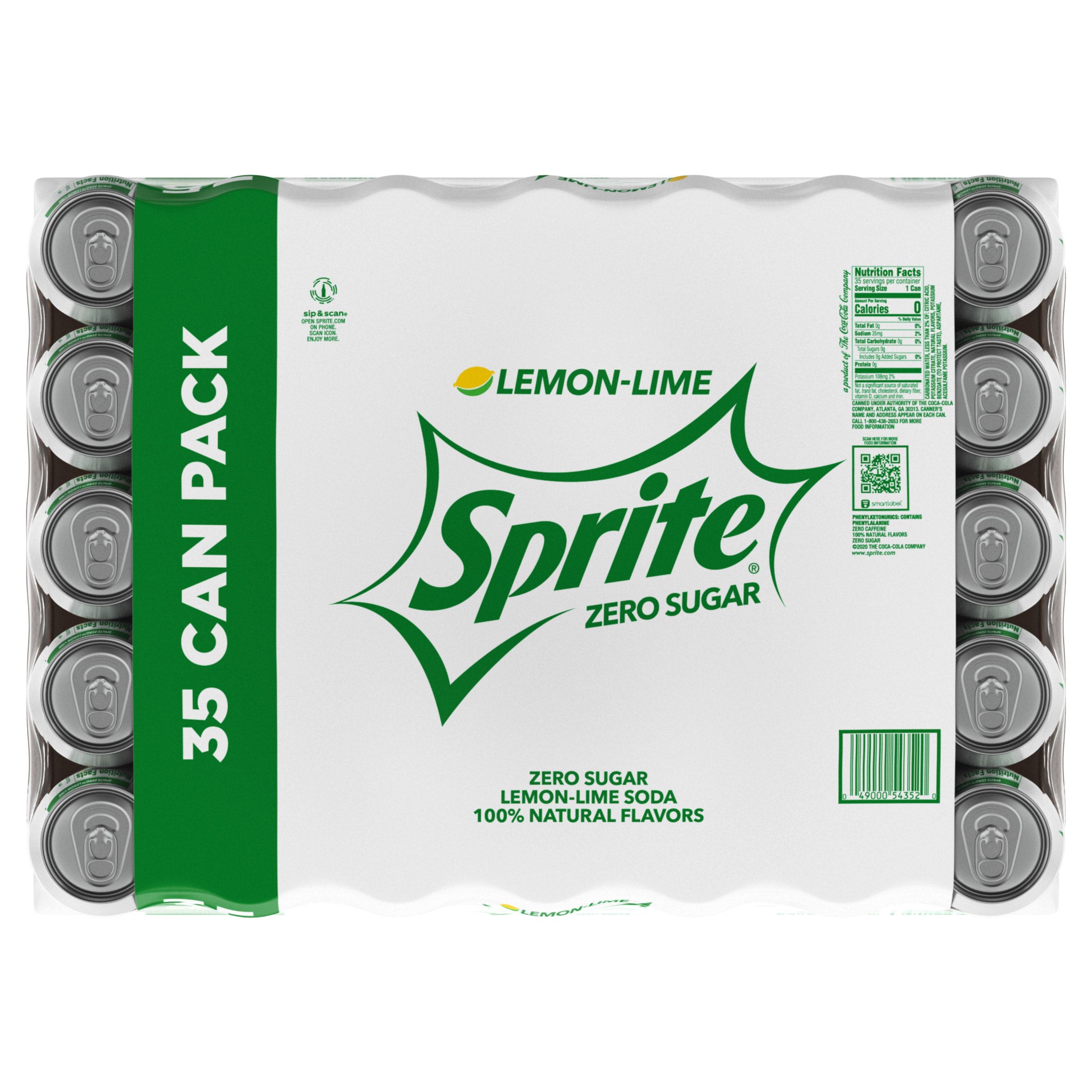 SPRITE ZERO 35/12 OUNCE CANS