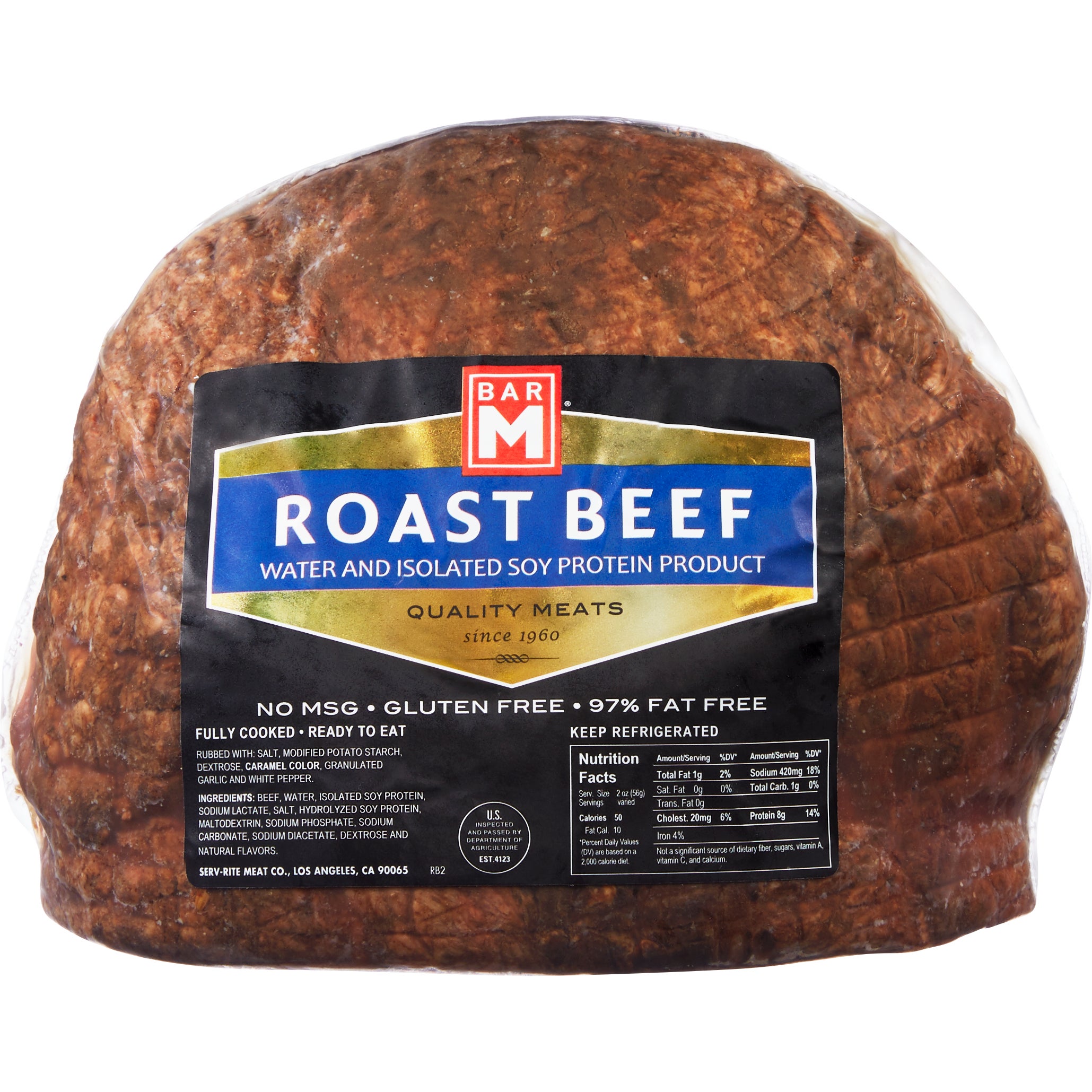 BAR M ROAST BEEF PER LB (AVG 6 LB)