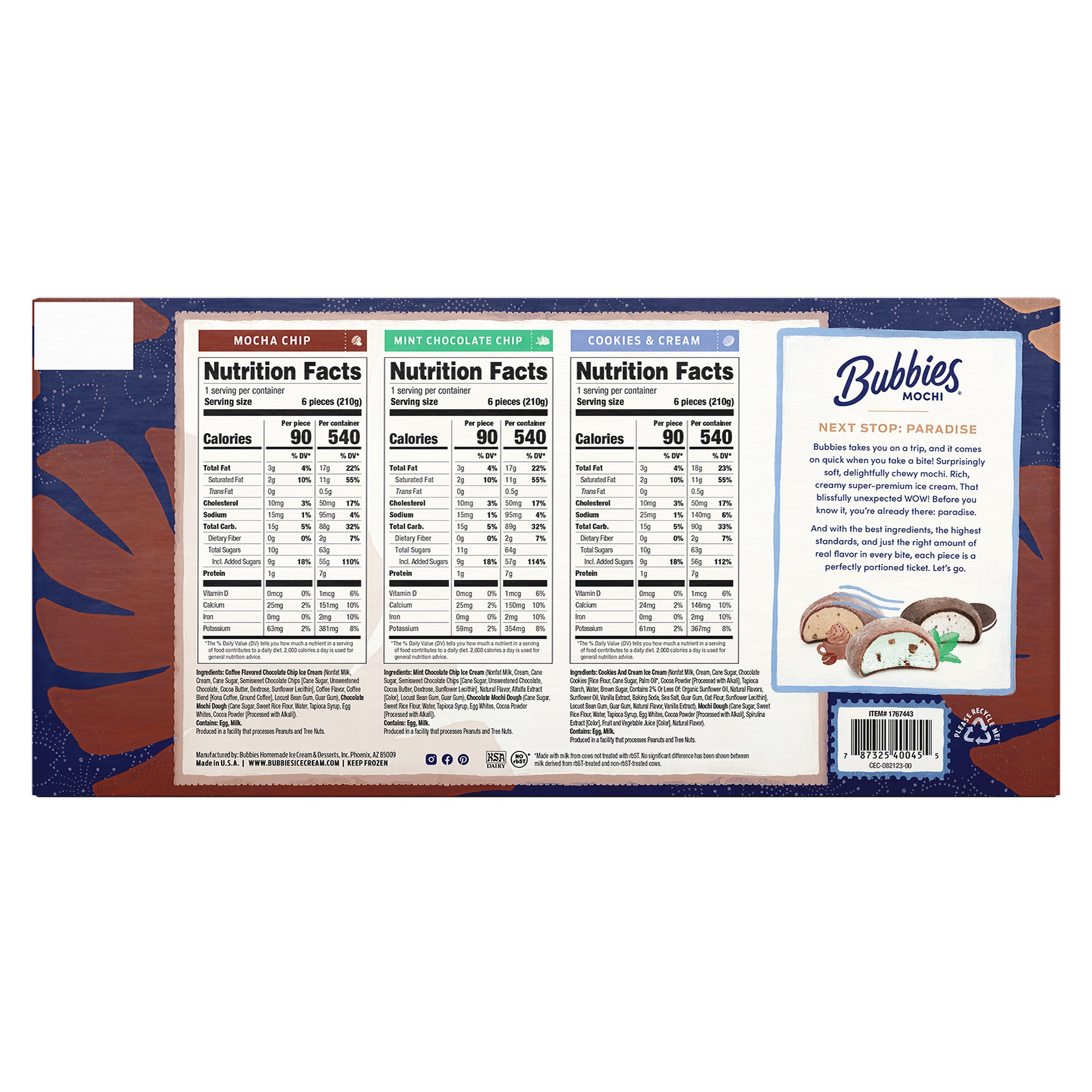 BUBBIES MOCHI CHIP COLLECTION 18 CT