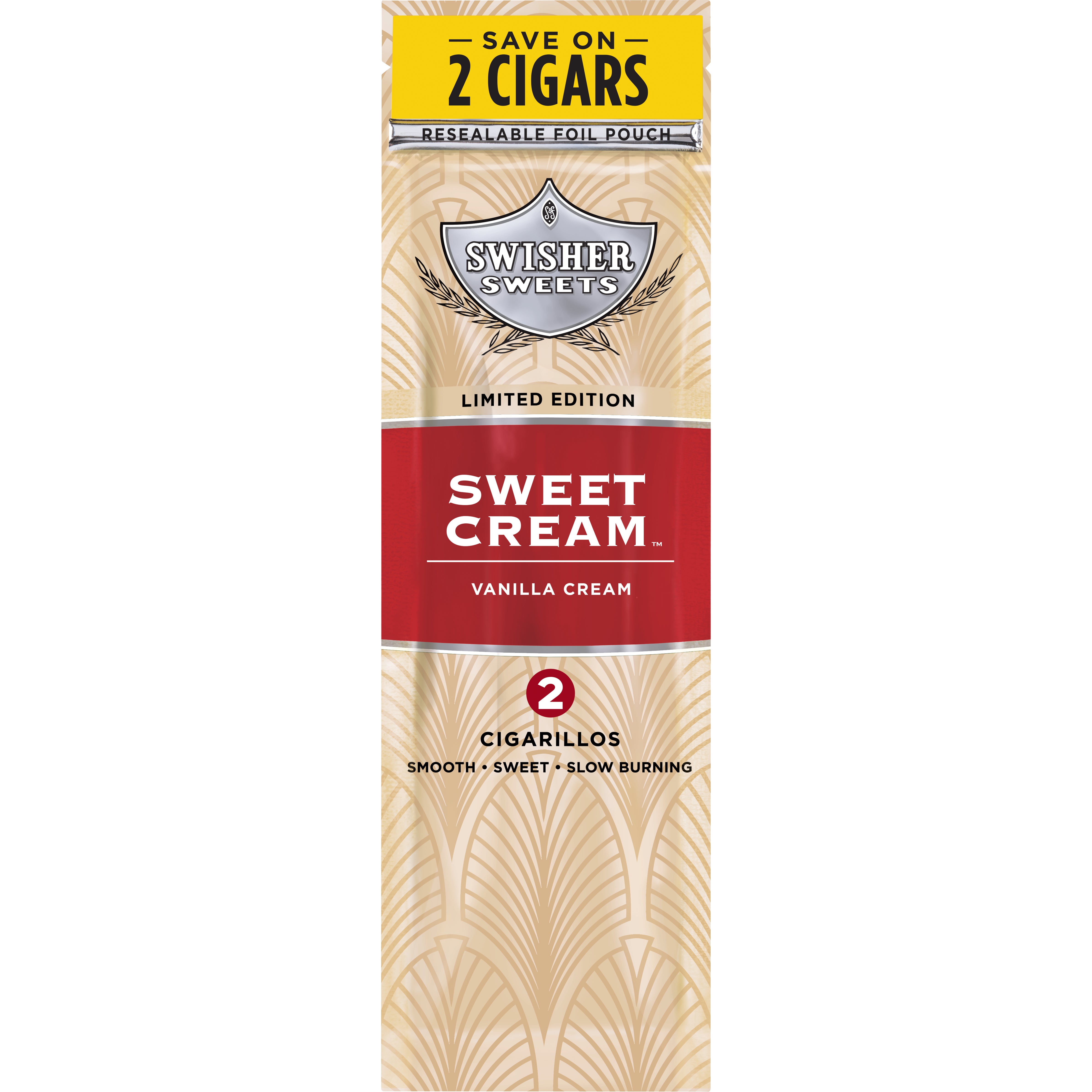 SS CIGARILLOS SWEET CREAM SAVE ON 2 30/2CT POUCH
