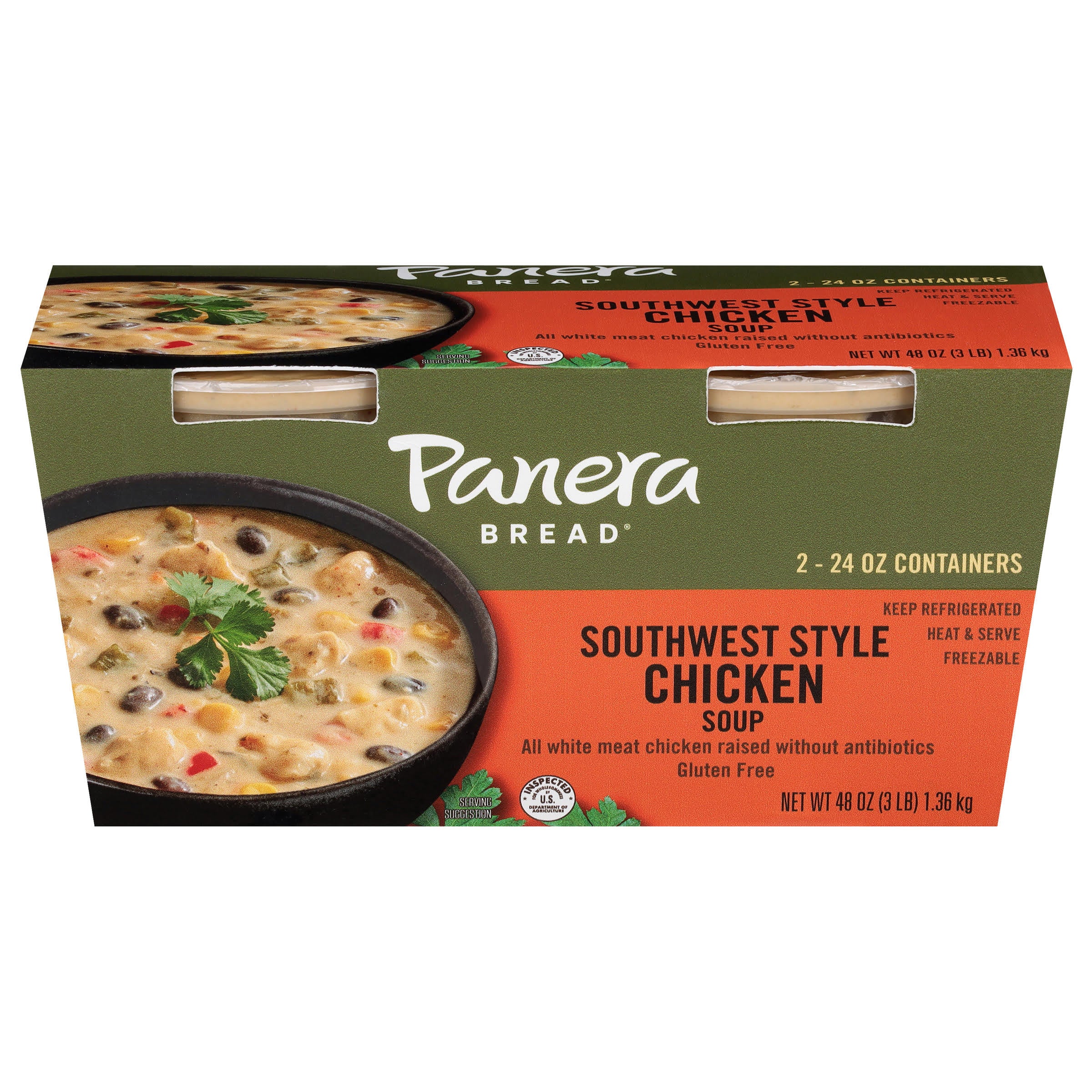 PANERA SOUTHWEST STYLE SOUP 2 PACK 24 OUNCES EA