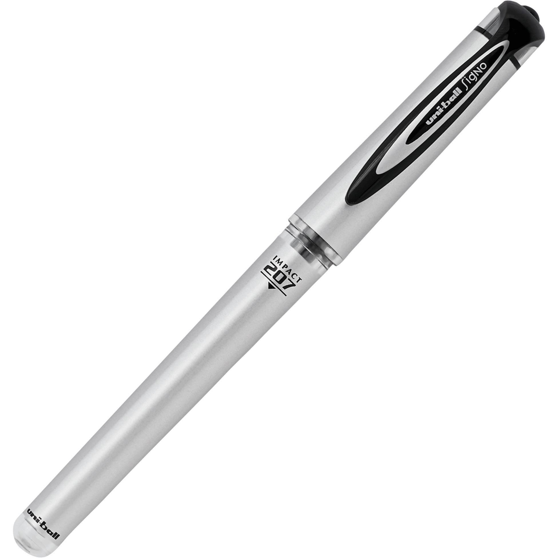 IMPACT 207 BLACK GEL PEN UBC65800 12CT - Image 1