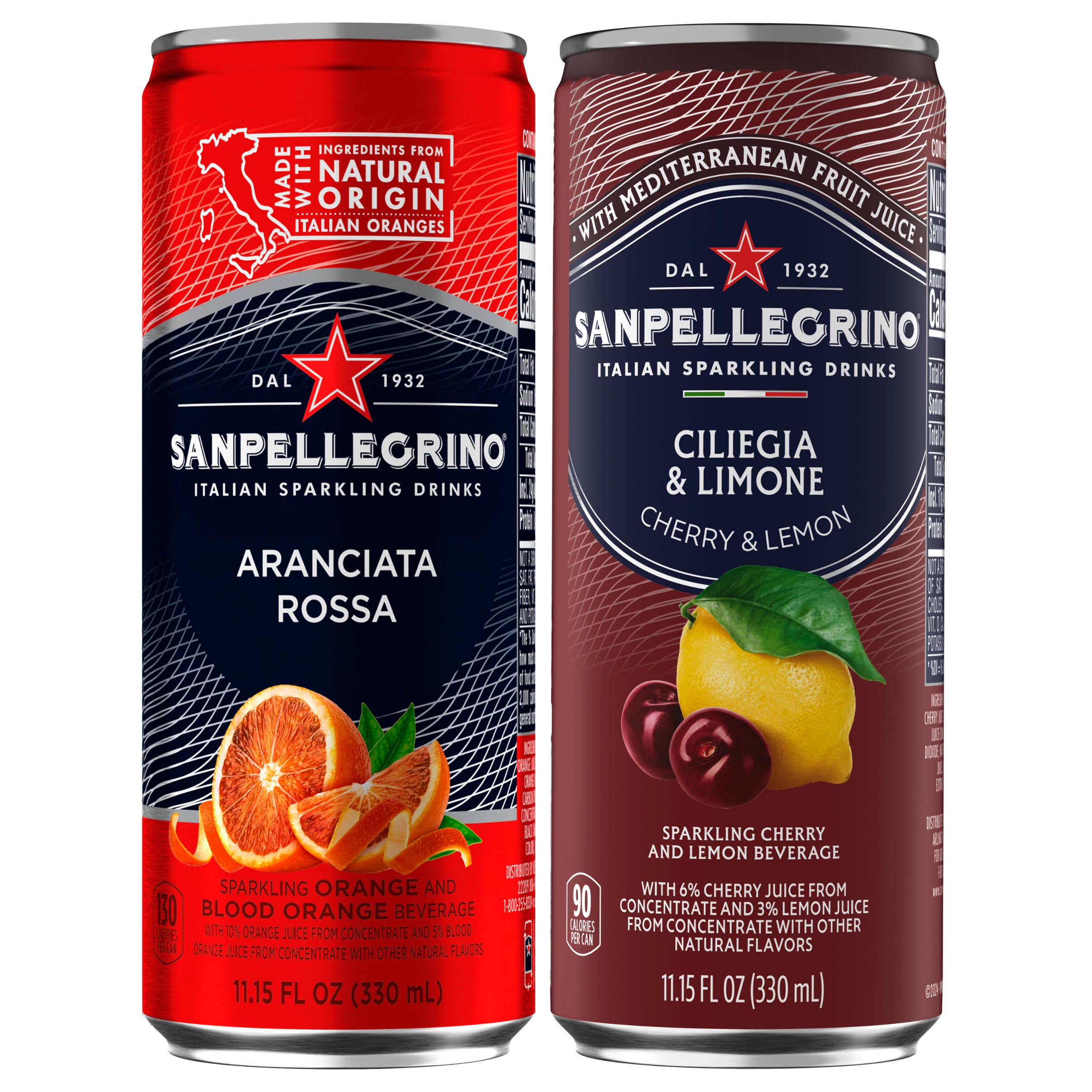 SAN PELLEGRINO BLDORANGE/CHERYLEMON 24/11.15OZ