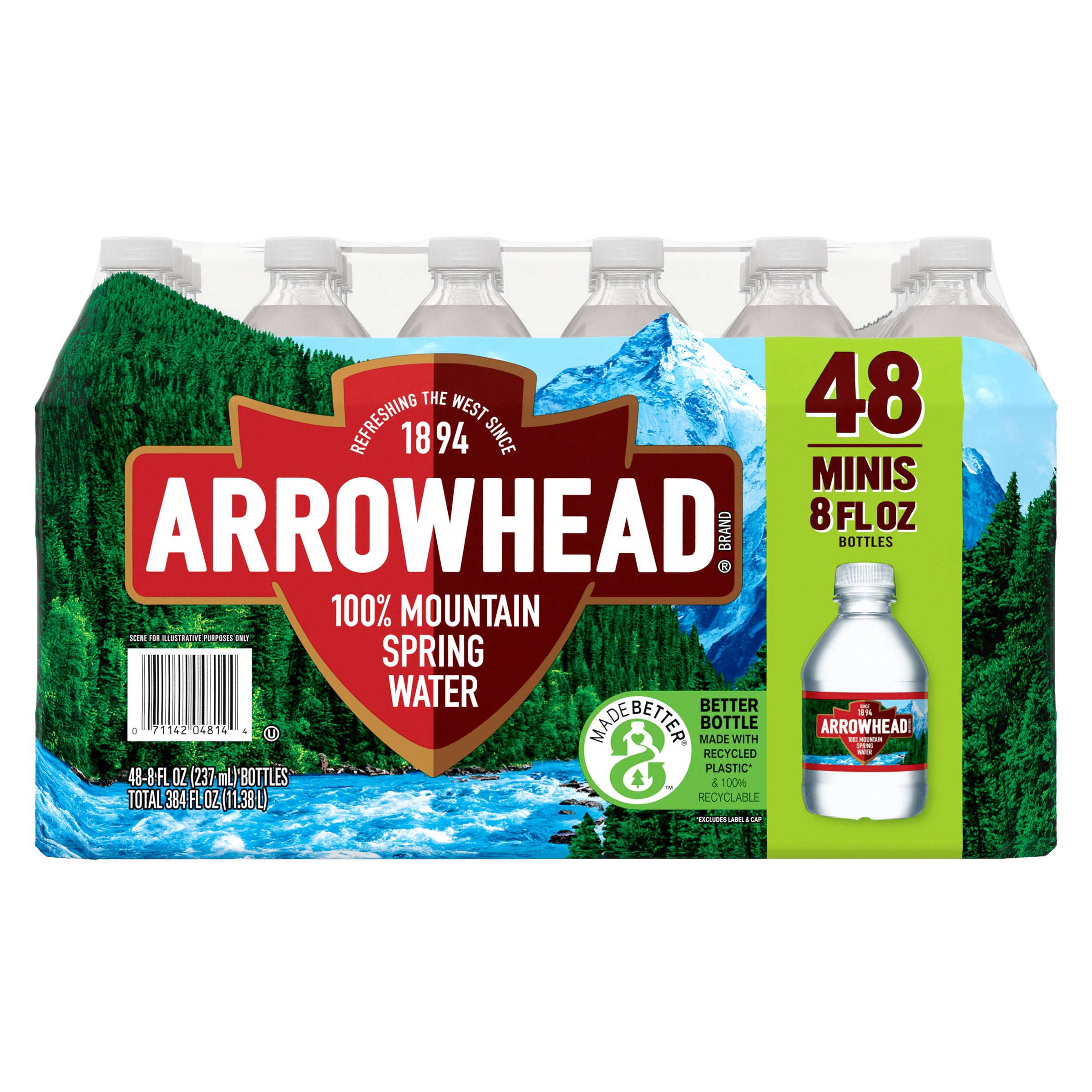 ARROWHEAD SPRING WATER 48/8 OZ