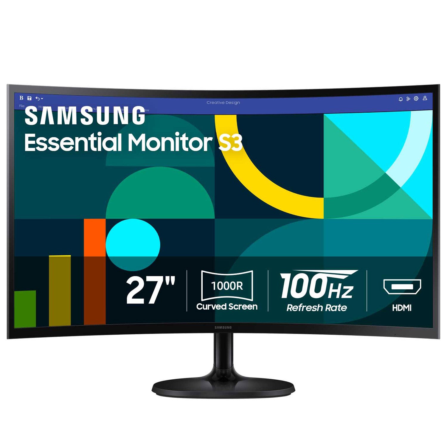 SAMSUNG S36CG SERIES 27¨ CURVED MONITOR LS27D36CGANXZA - Image 1