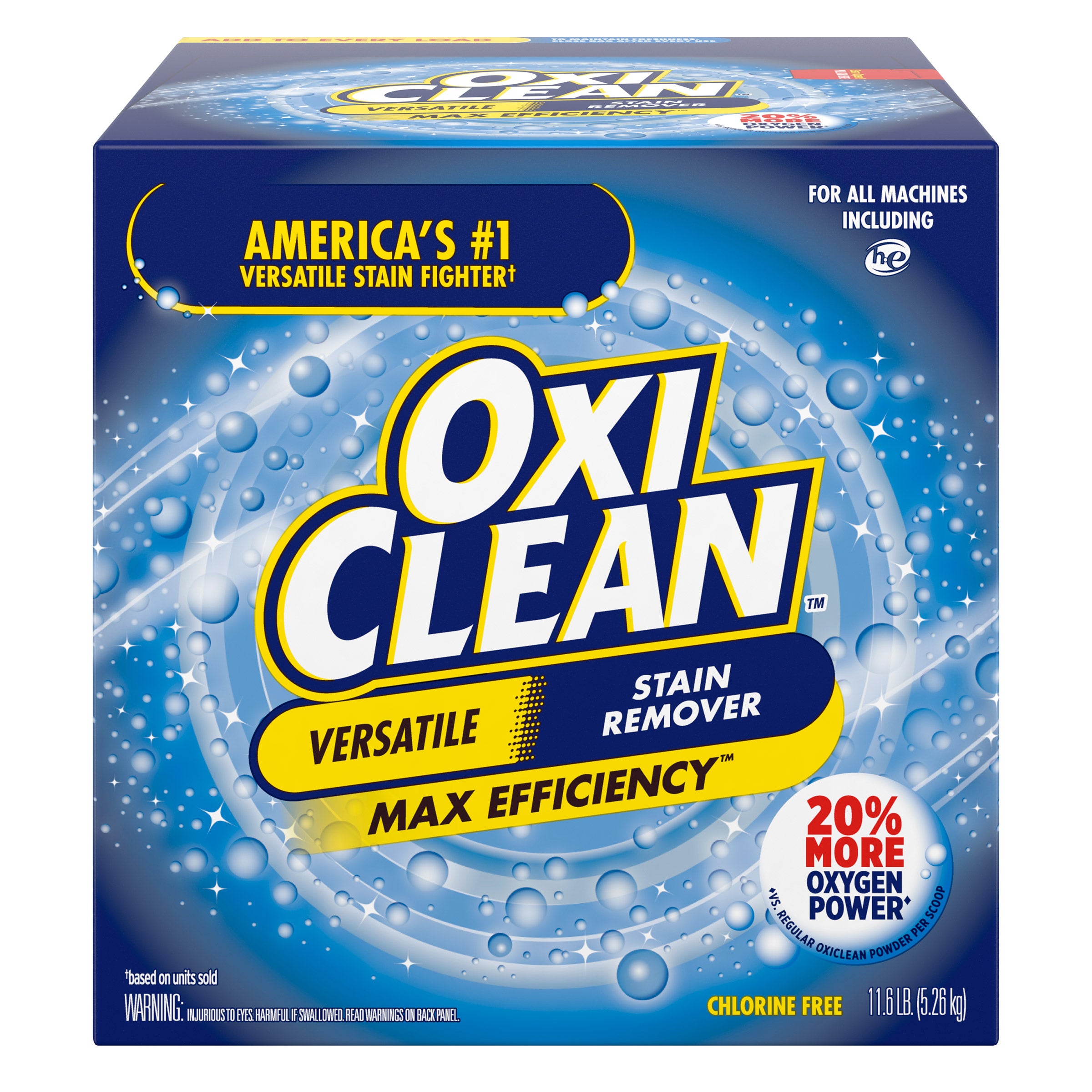 OXI-CLEAN VERSATILE STAIN REMOVER 290 LOADS / 11.6 LBS - Image 1