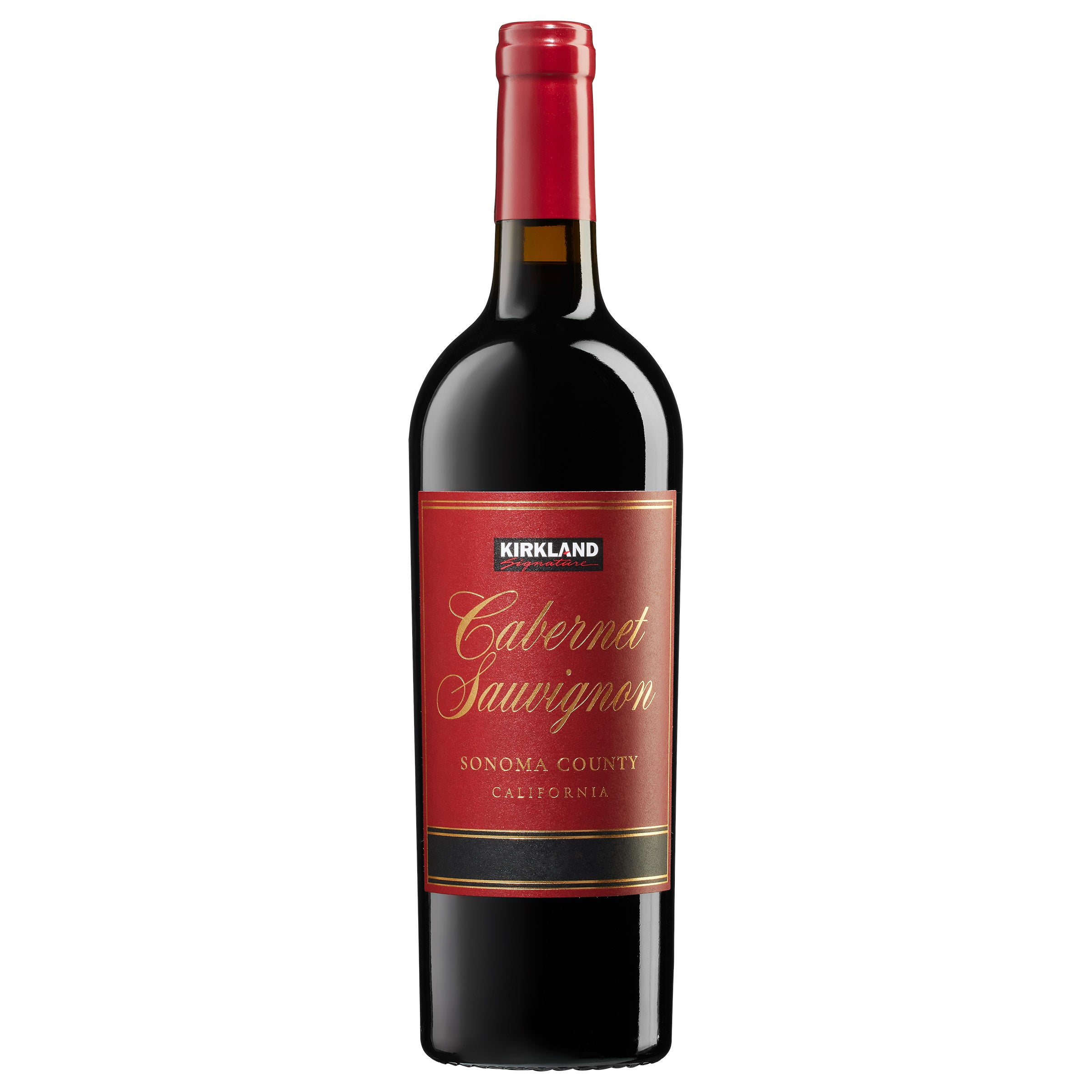 KIRKLAND SIGNATURE CABERNET SAUVIGNON SONOMA COUNTY 750ML