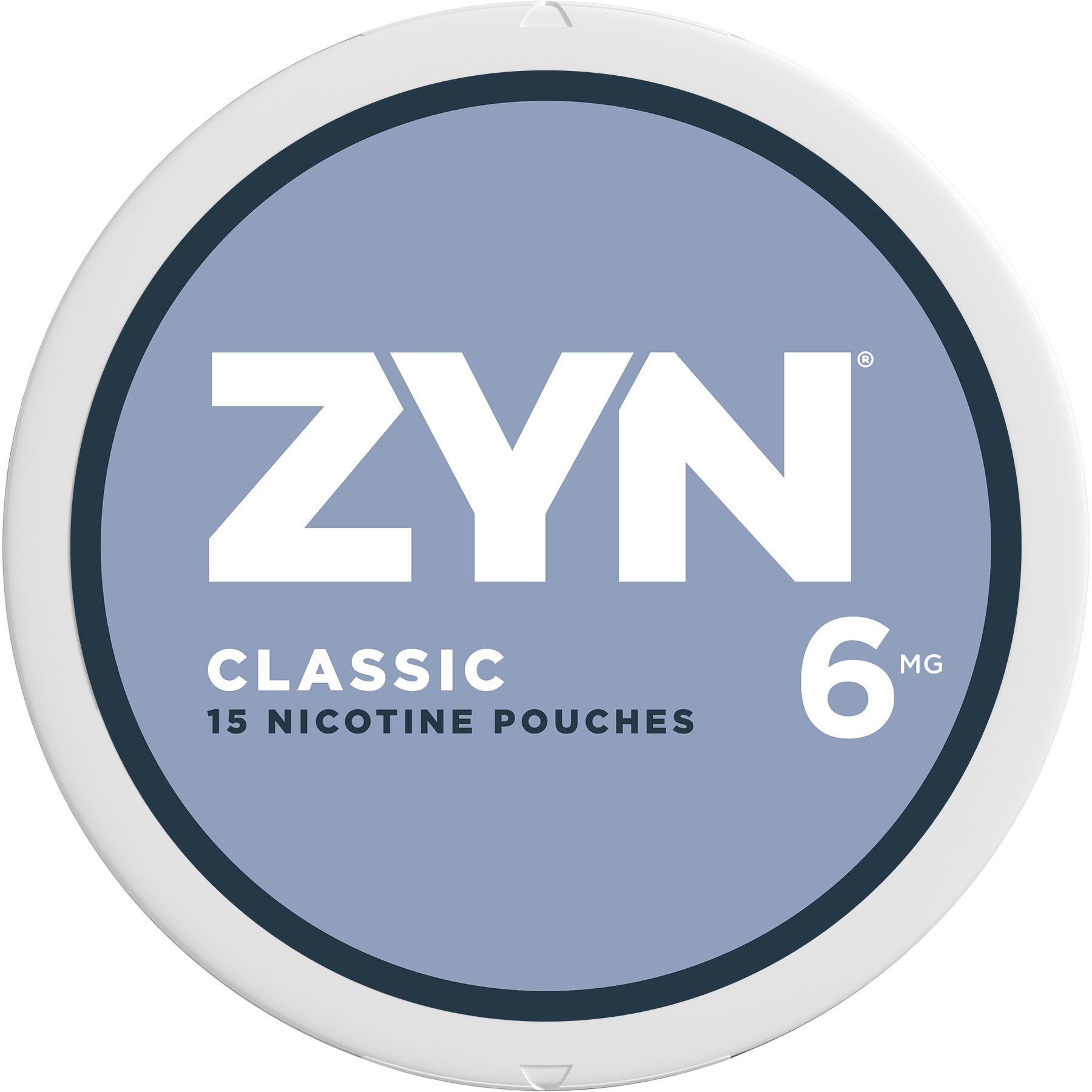 ZYN CLASSIC POUCHES 6MG 5/15CT CANS