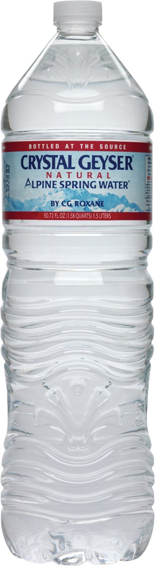 CRYSTAL GEYSER ALPINE SPRING WATER 12/1.5 LTR