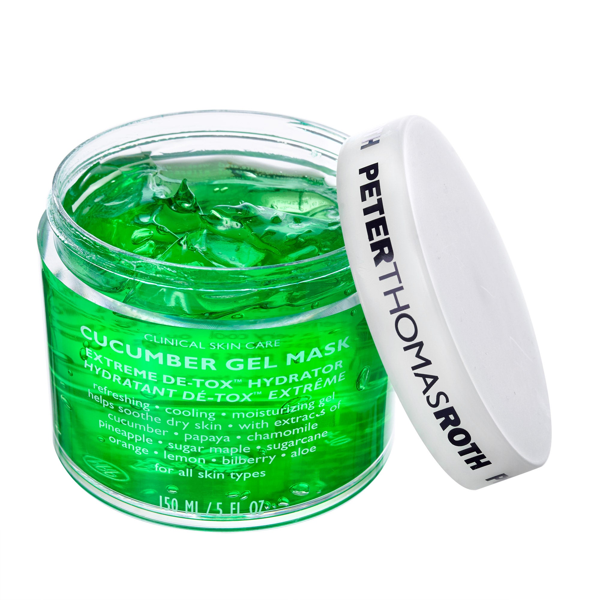 PETER THOMAS ROTH CUCUMBER GEL MASK DE-TOX HYDRATOR 5 OZ