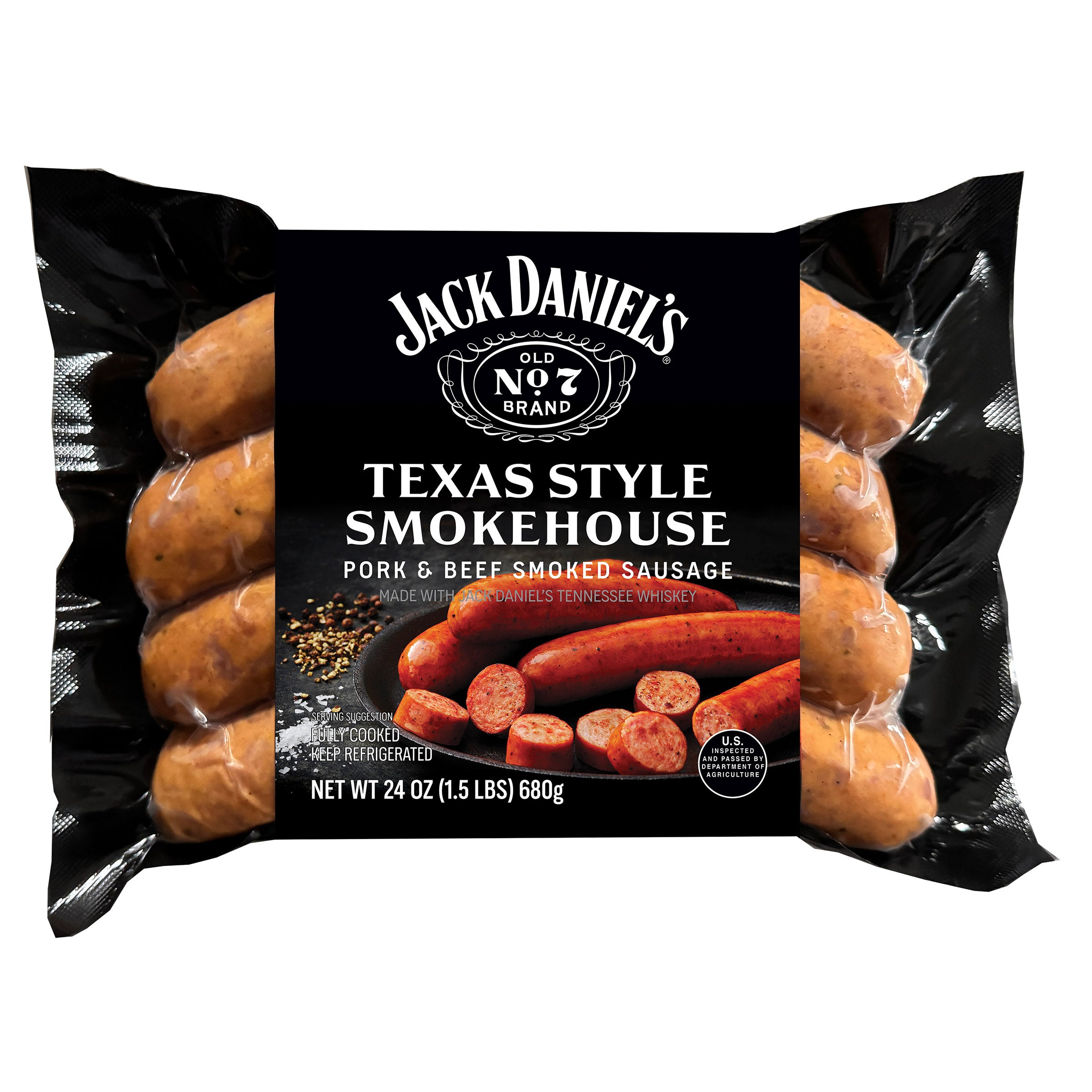 JACK DANIEL'S SAUSAGE SMOKEHOUSE LINKS 1.5 LB - Image 1