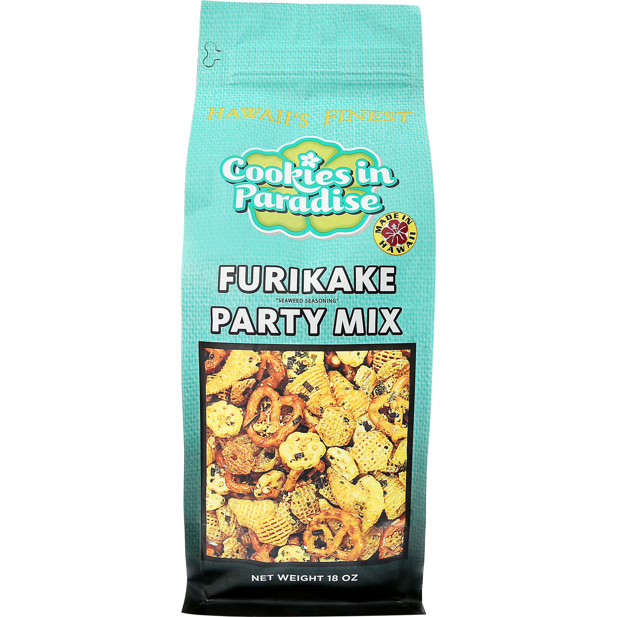 COOKIES IN PARADISE FURIKAKE PARTY MIX 18 OZ