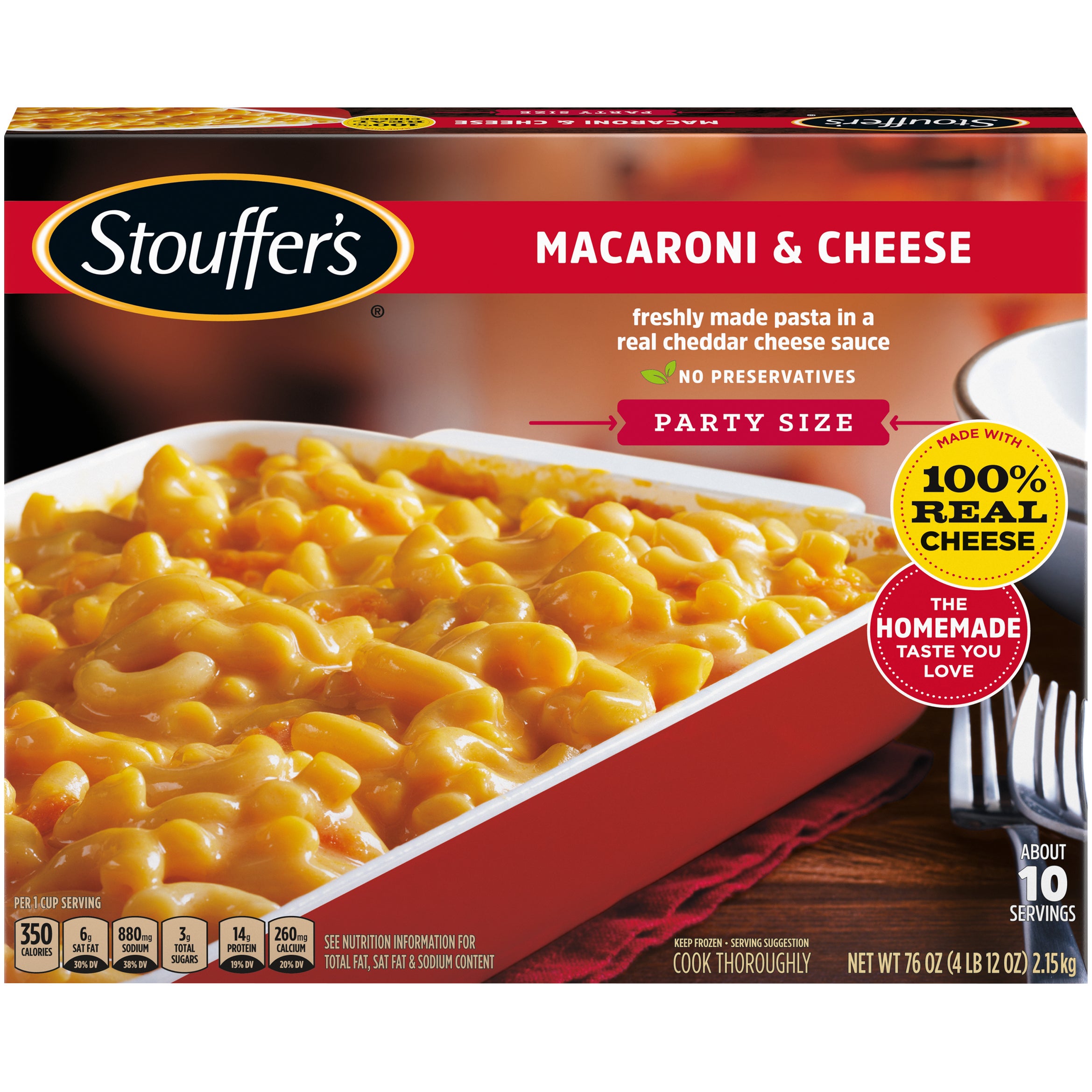 STOUFFER'S MACARONI & CHEESE 76 OZ - Image 1