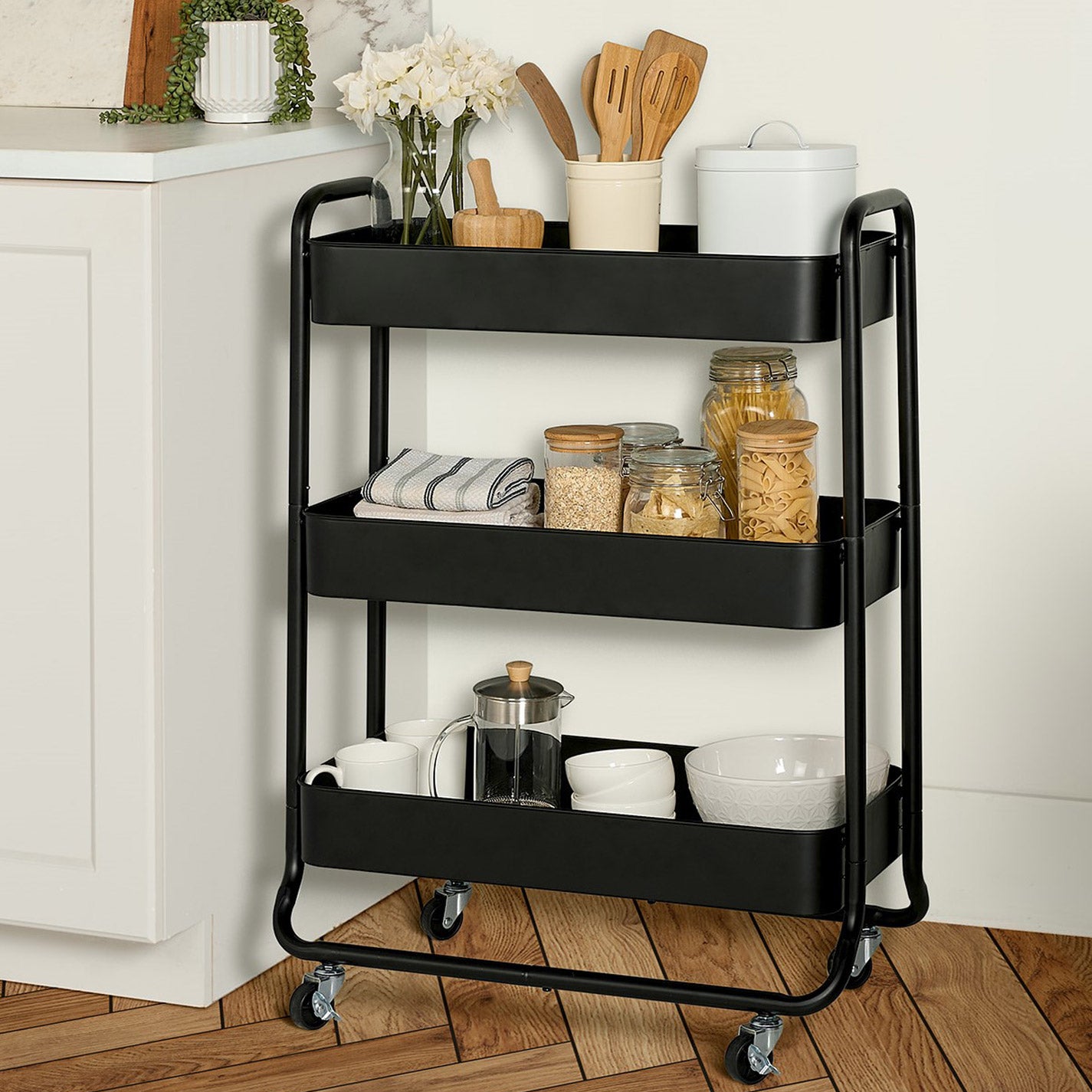 NEATFREAK EXTRA-WIDE ROLLING CART - Image 1