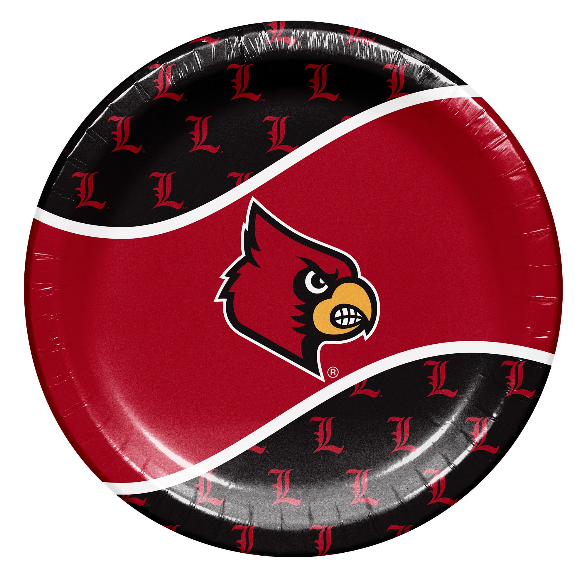 HOFFMASTER 10¨ PLATE UNIV OF LOUISVILLE 100 COUNT PACKAGE