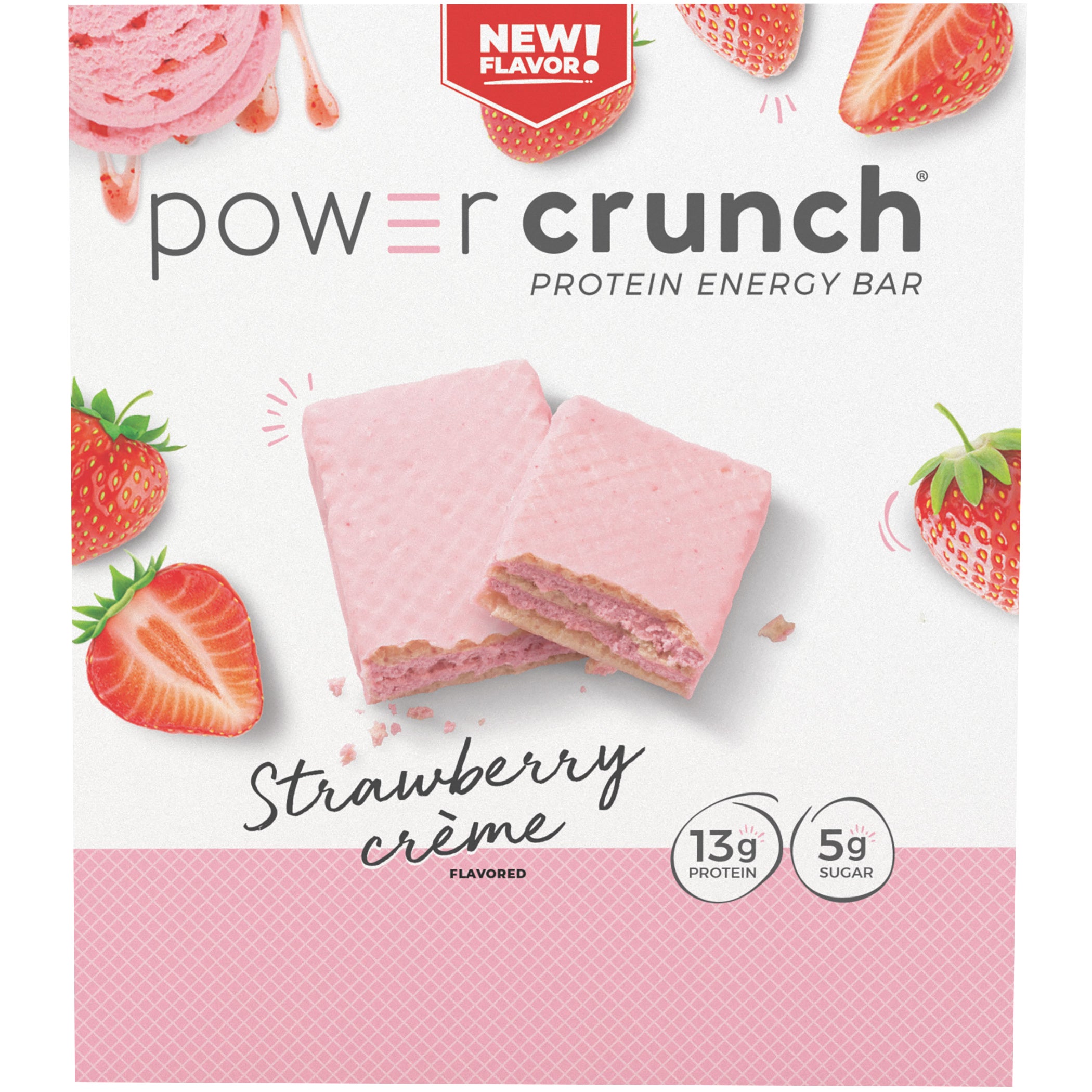 POWER CRUNCH STRAWBERRY 12CT / 1.4OZ - Image 1