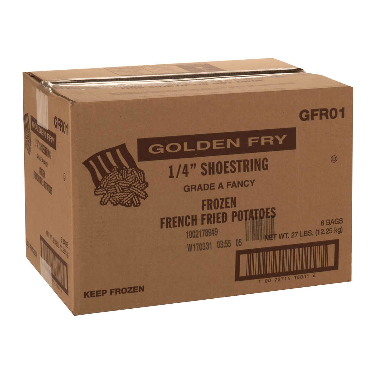 1/4¨ SHOESTRING CUT 6/4.5 LB FRIES - Image 1