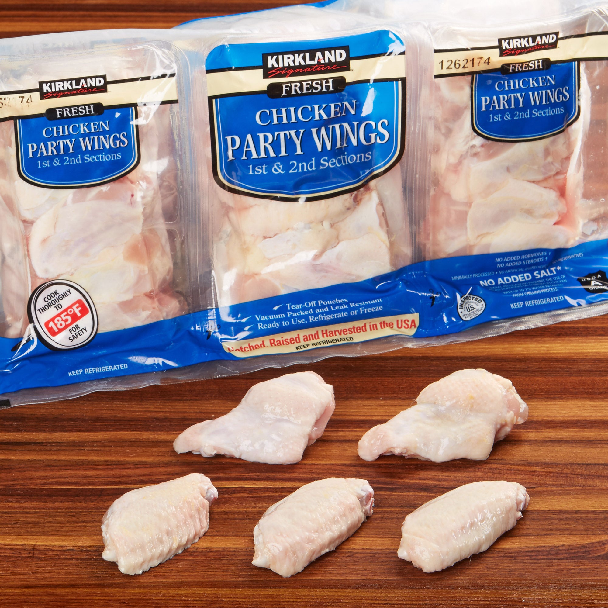 FRESH PARTY WINGS WING FLATS & DRUMETTES PER LB