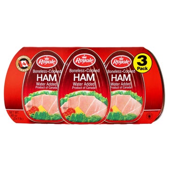 ROYALE CANNED HAM 3 PACK 16 OUNCES EACH