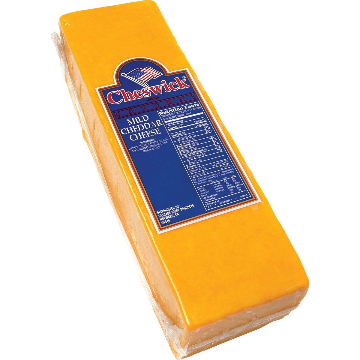 CHESWICK MILD CHEDDAR CHEESE 5 LB - Image 1