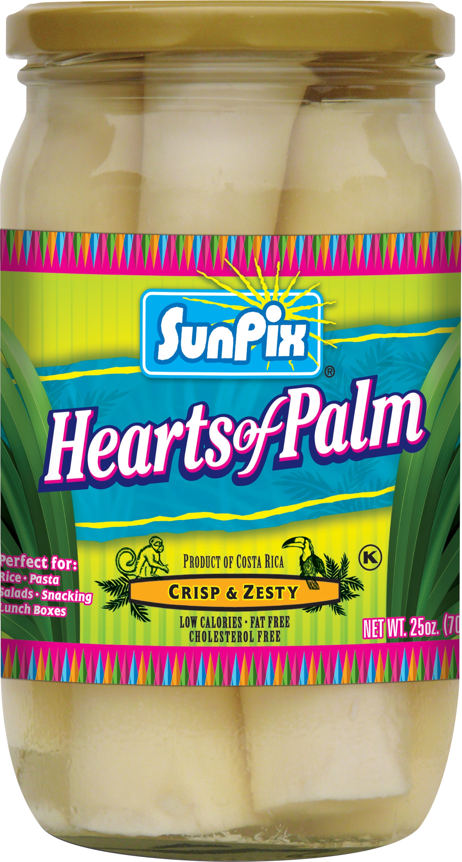 SUNPIX HEARTS OF PALM 2/25 OZ (3.125 LBS)