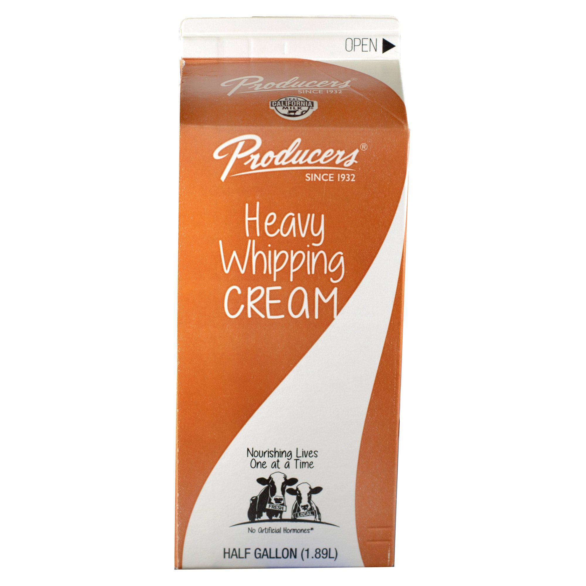 PRODUCERS HEAVY WHIPPING CREAM 64 OUNCES