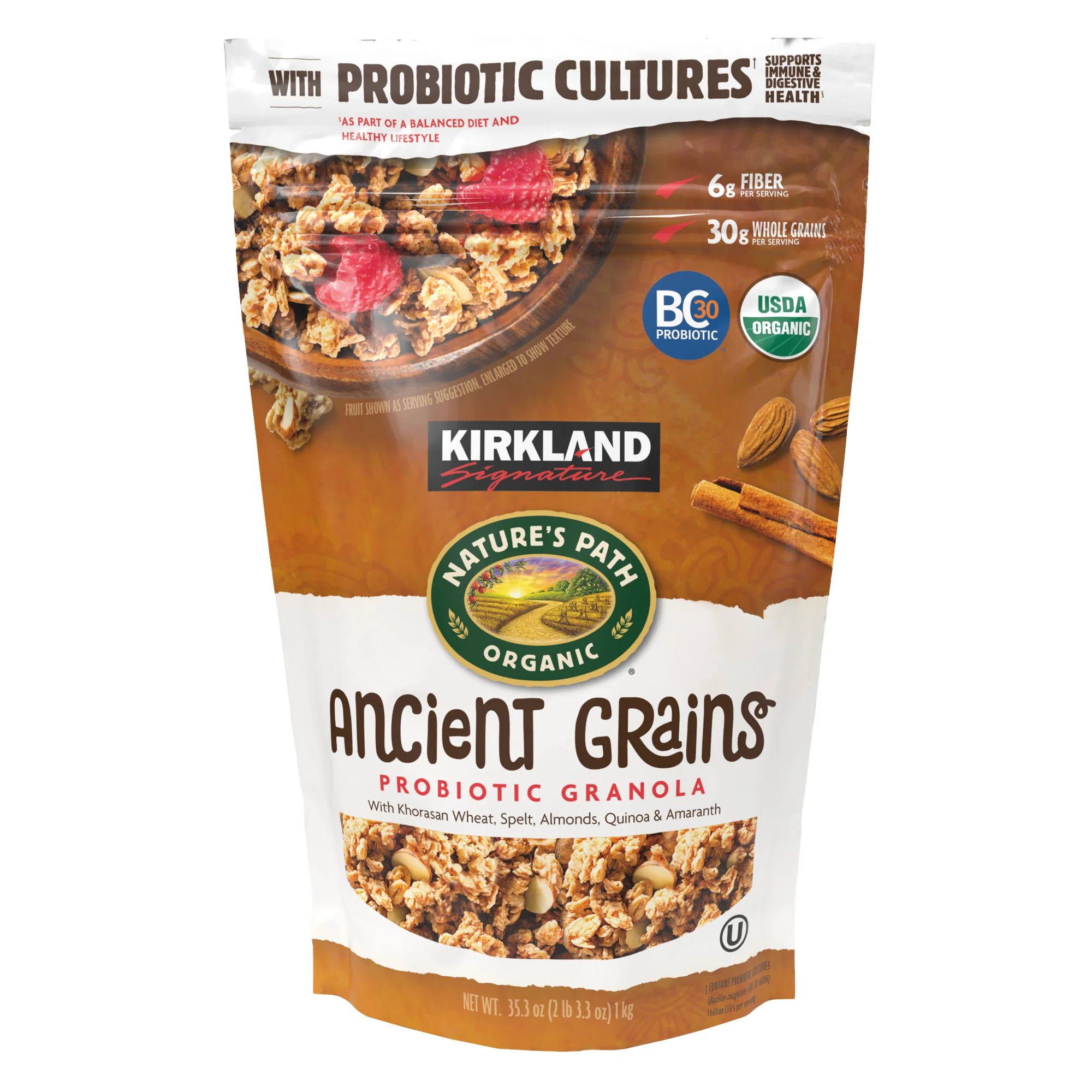 KIRKLAND SIGNATURE ORG ANCIENT GRAIN GRLA 35.3 OUNCE BAG - Image 1