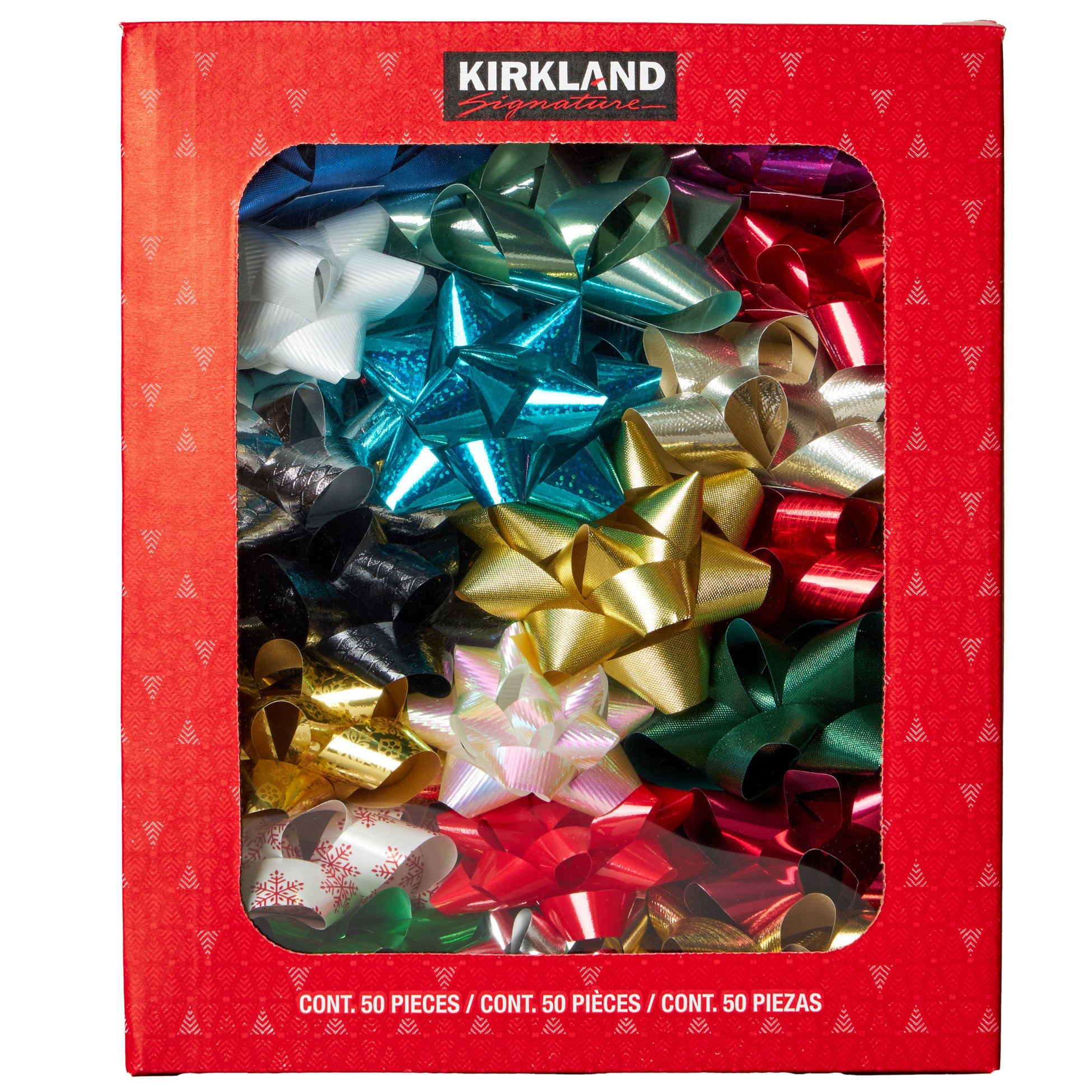 KIRKLAND SIGNATURE HOLIDAY BOWS 50 COUNT